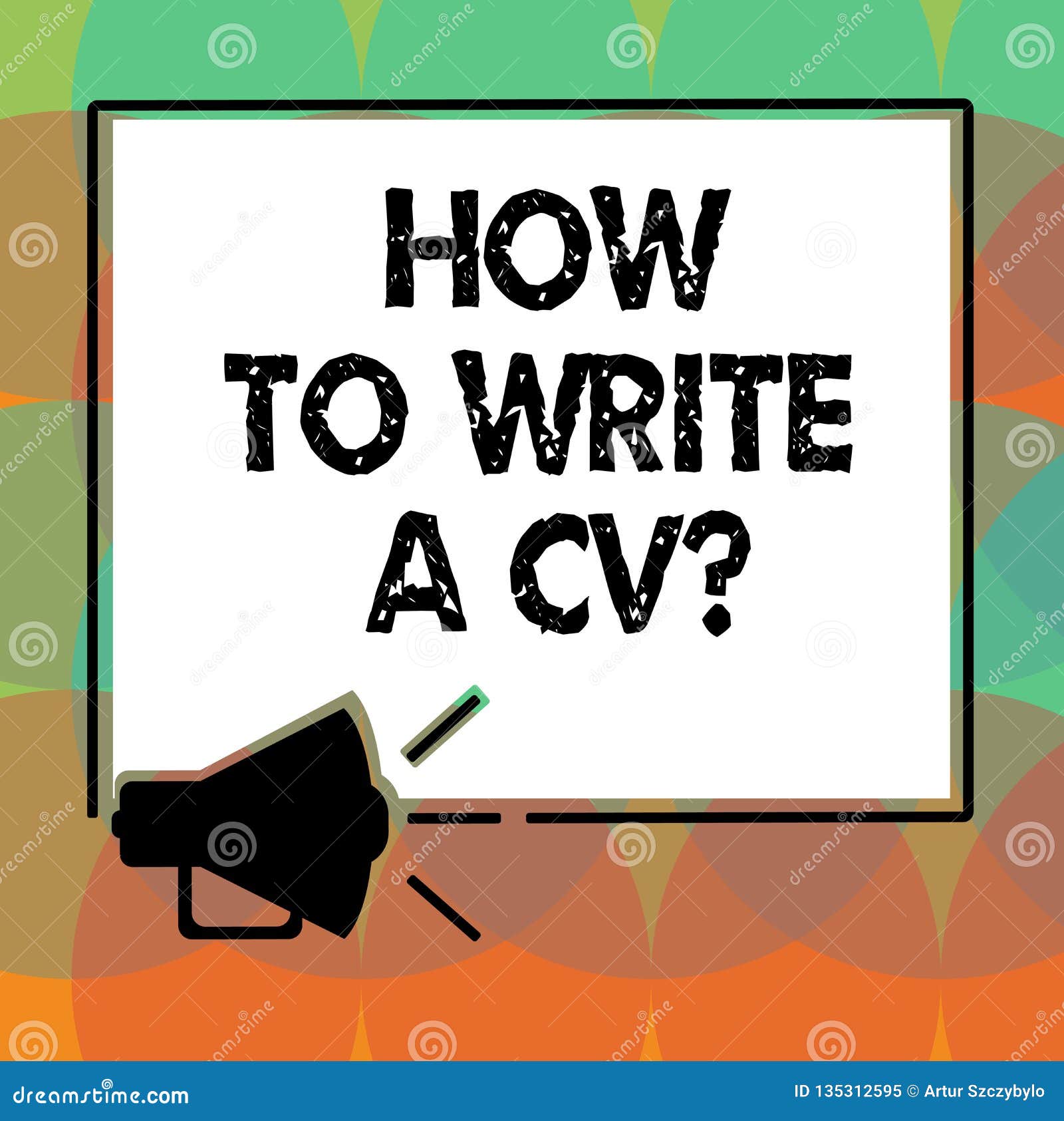 Word Writing Text How To Write A Cv. Business Concept For ...