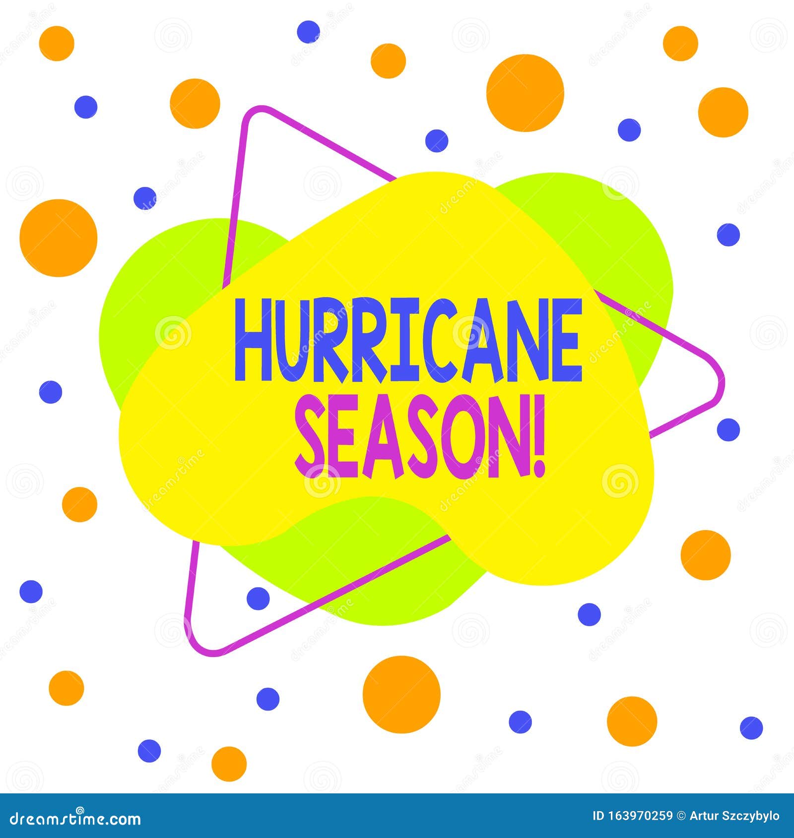 Word Writing Text Hurricane Season. Business Concept for Time when Most ...