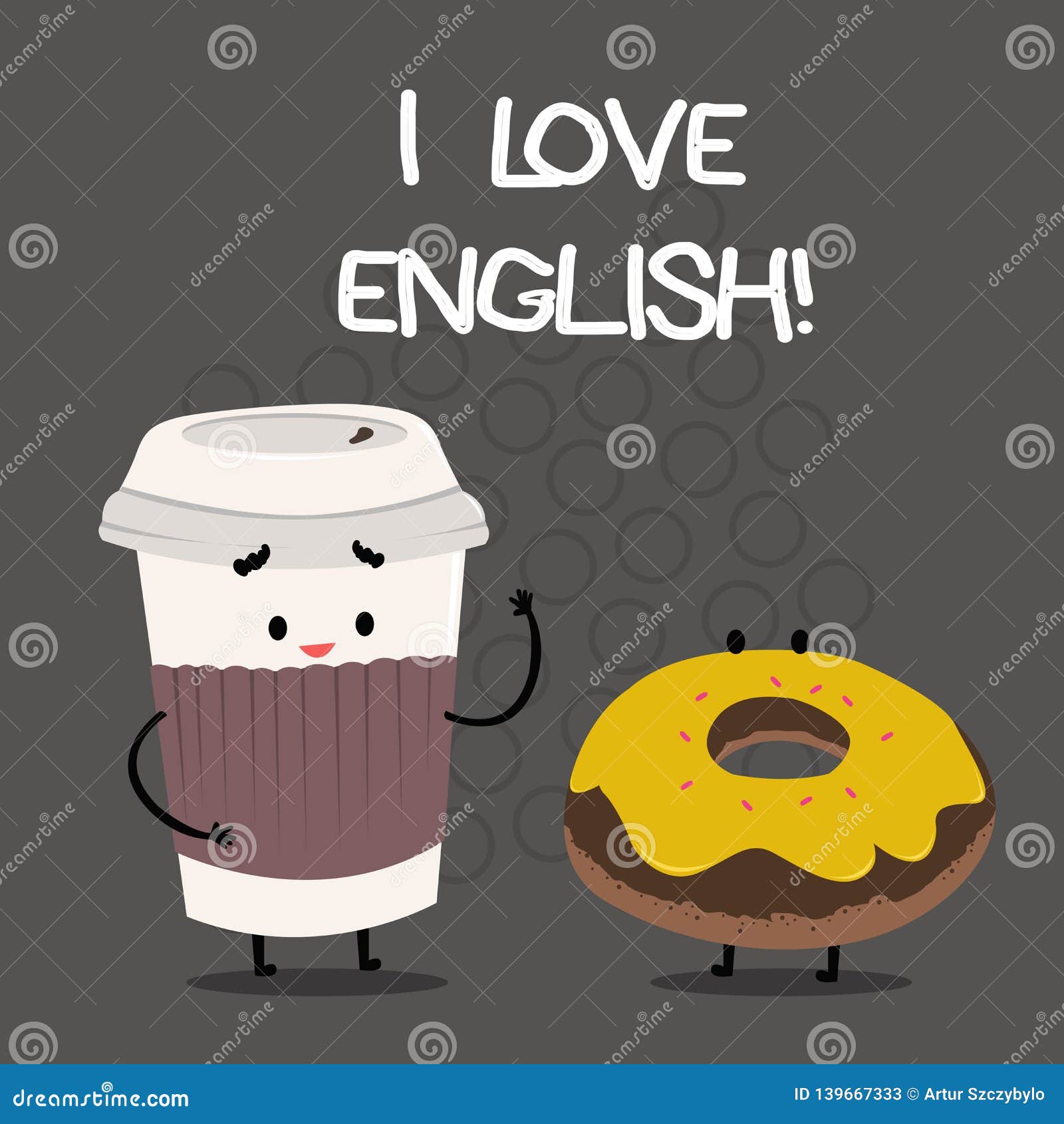 Word Writing Text I Love English. Business Concept for To Have Affection  for International Language Grammar. Stock Illustration - Illustration of  speaking, learn: 139667333