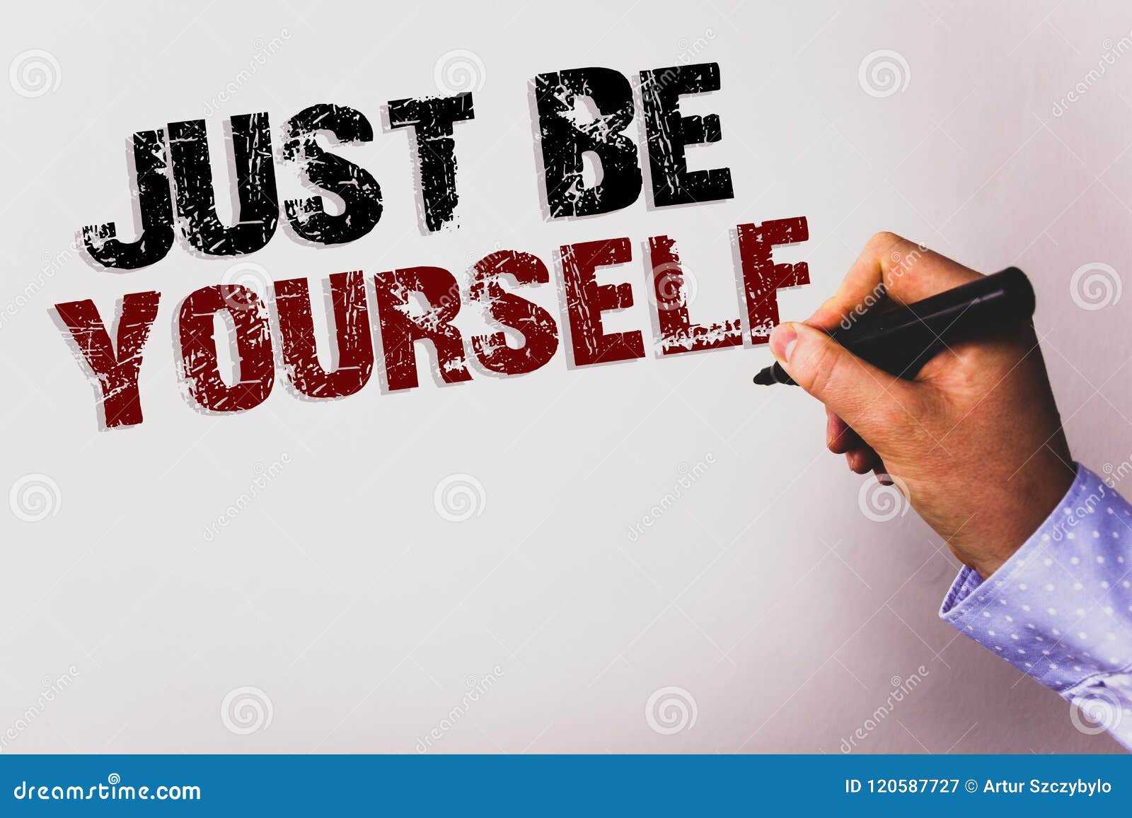 Word Writing Text Just Be Yourself. Business Concept for Self ...