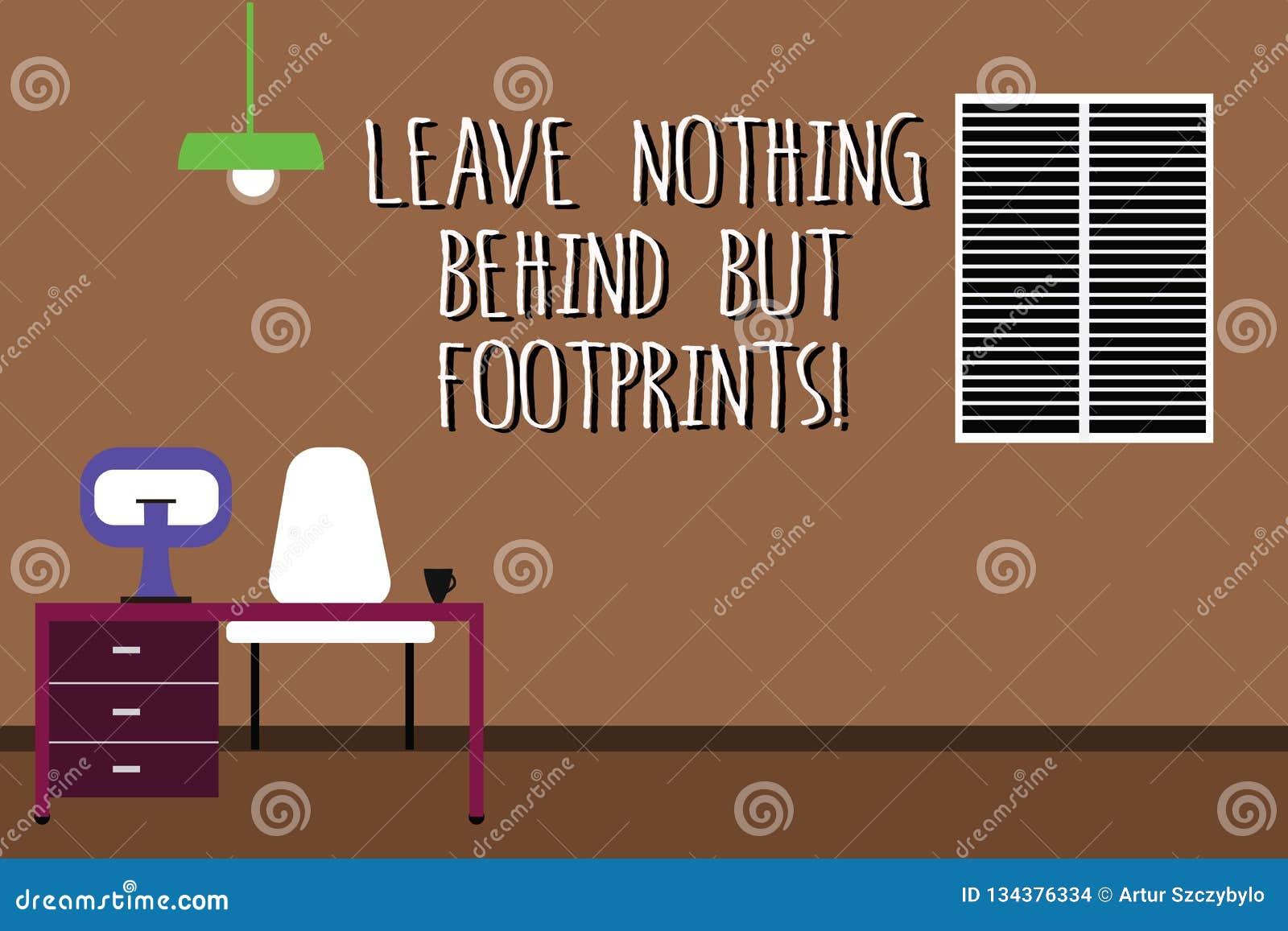 Word Writing Text Leave Nothing Behind But Footprints Business