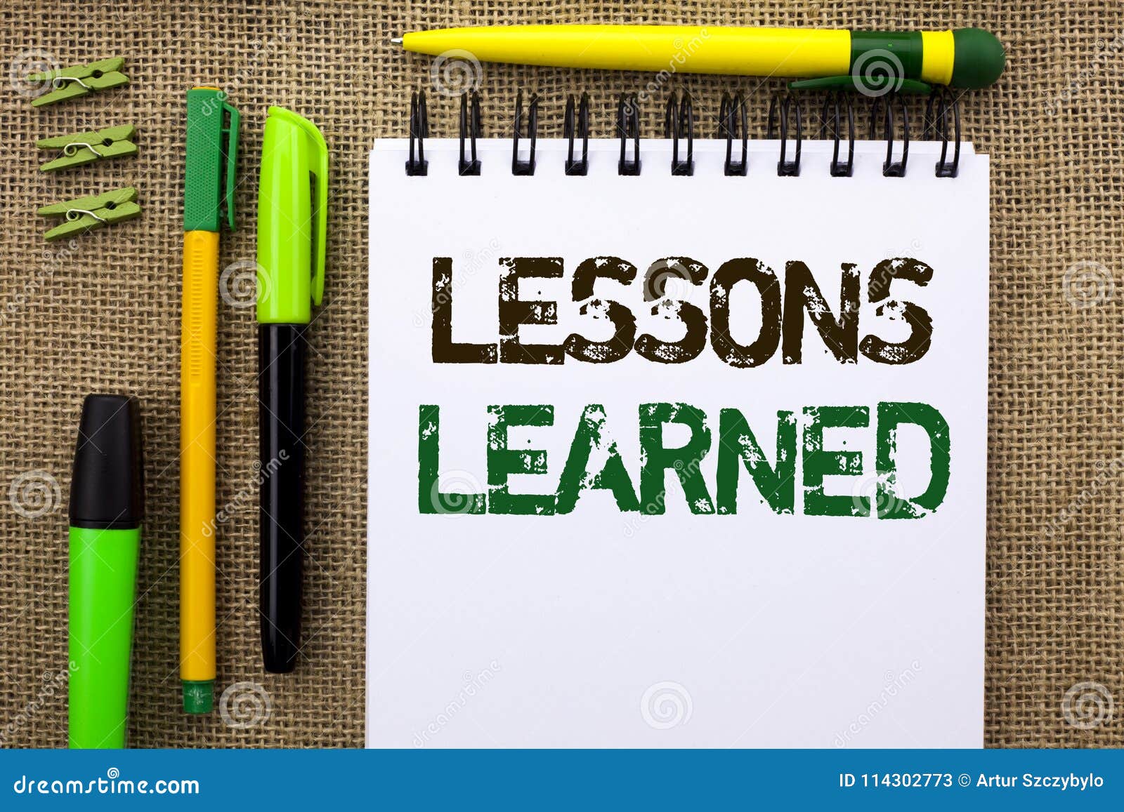 Lesson learned essay
