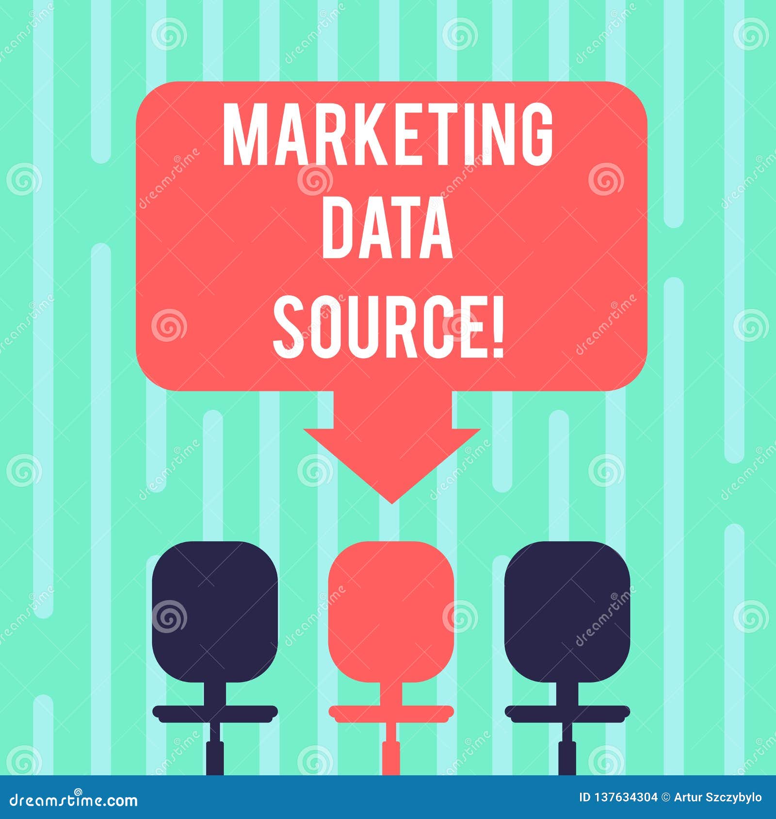 Word Writing Text Marketing Data Source Business Concept