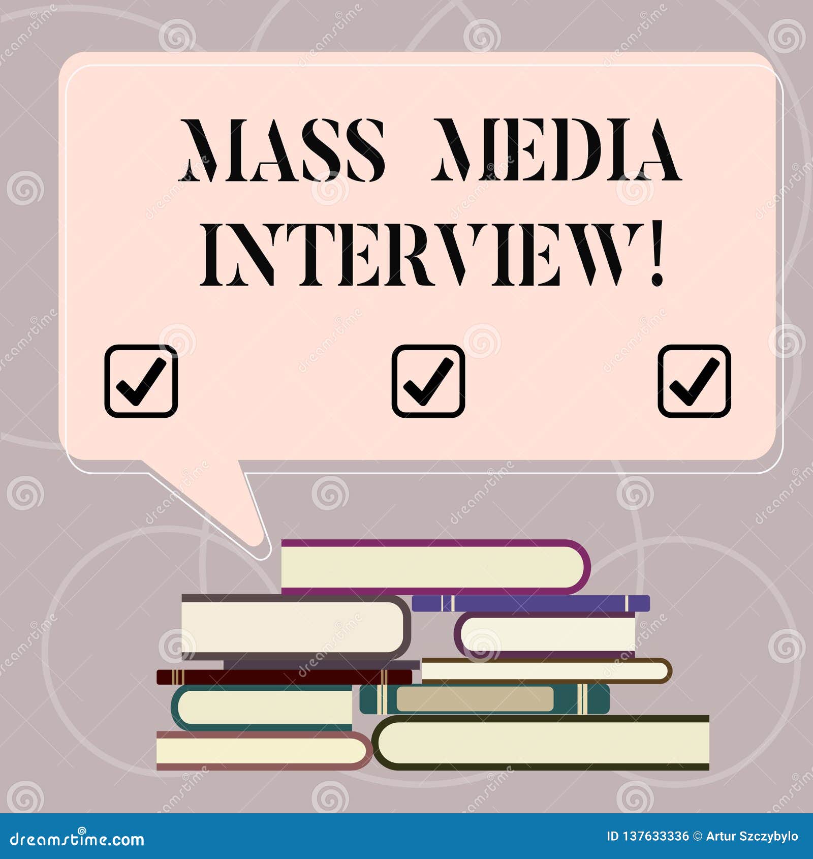 Word Writing Text Mass Media Interview. Business Concept ...