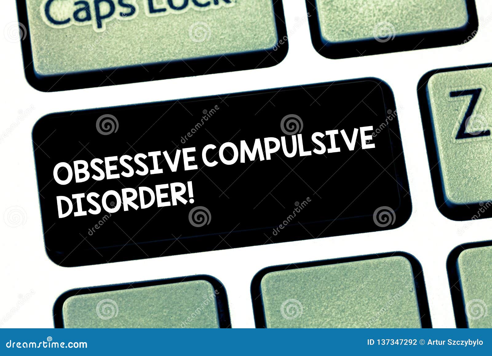 word writing text obsessive compulsive disorder. business concept for person has uncontrollable reoccurring thoughts