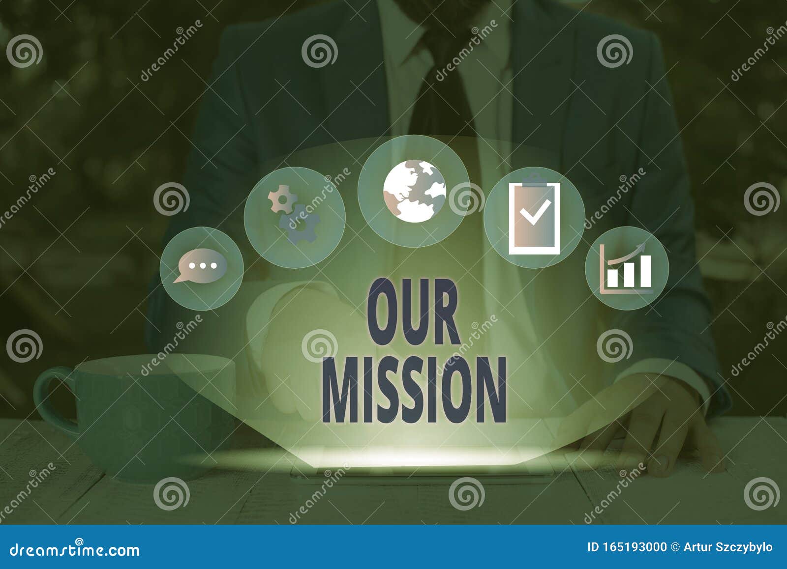 word writing text our mission. business concept for a written declaration of an organization s is core purpose.