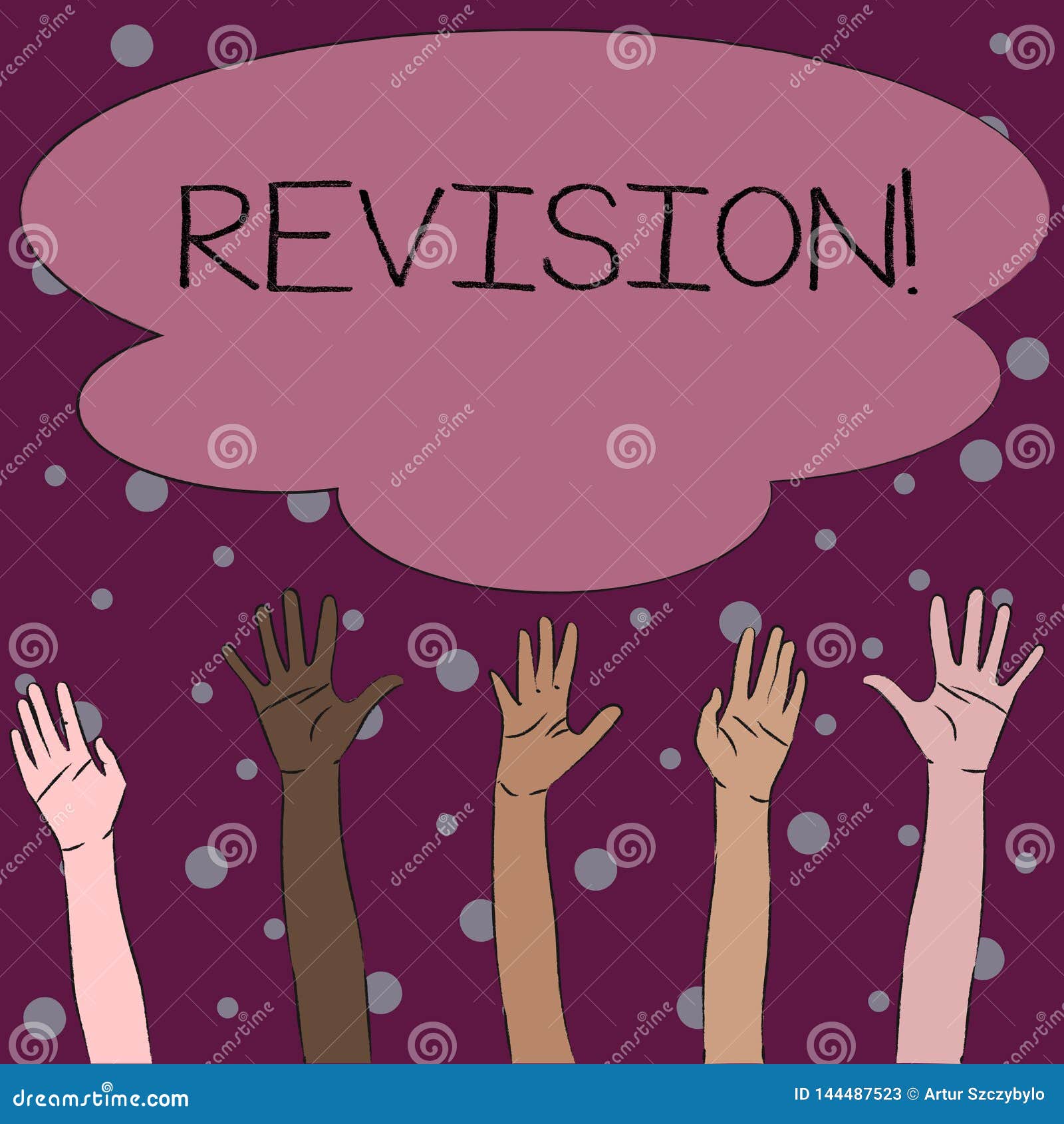word writing text revision. business concept for action of revising over someone like auditing or accounting multiracial