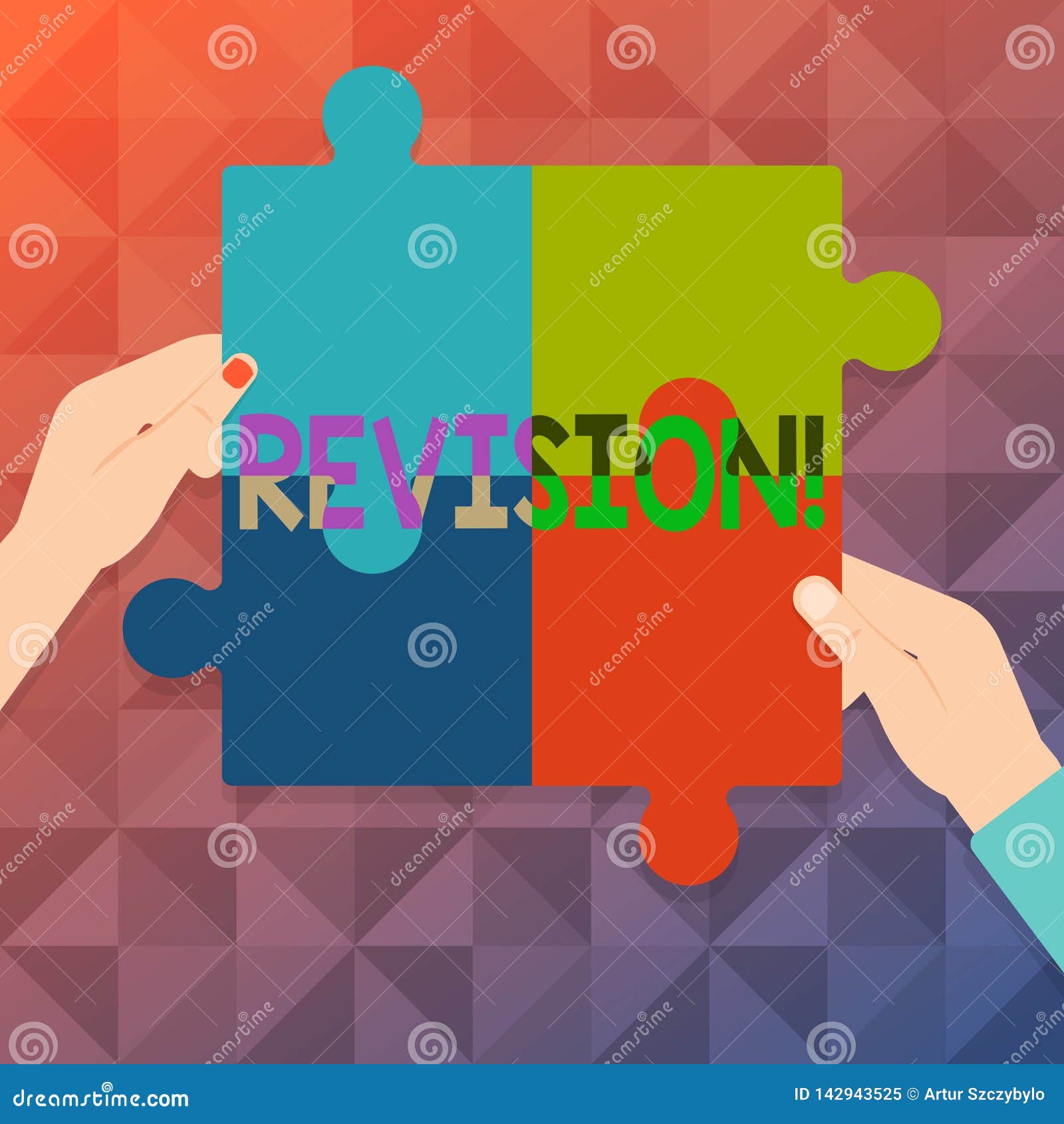 word writing text revision. business concept for rechecking before proceeding self improvement preparation four blank