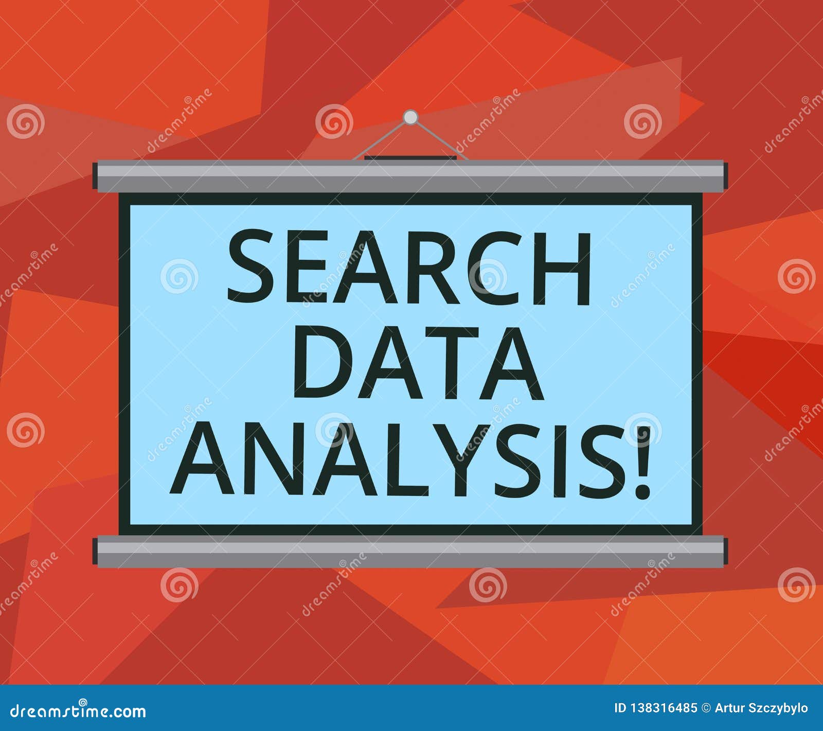 word writing text search data analysis. business concept for process of evaluating data using analytical tools blank