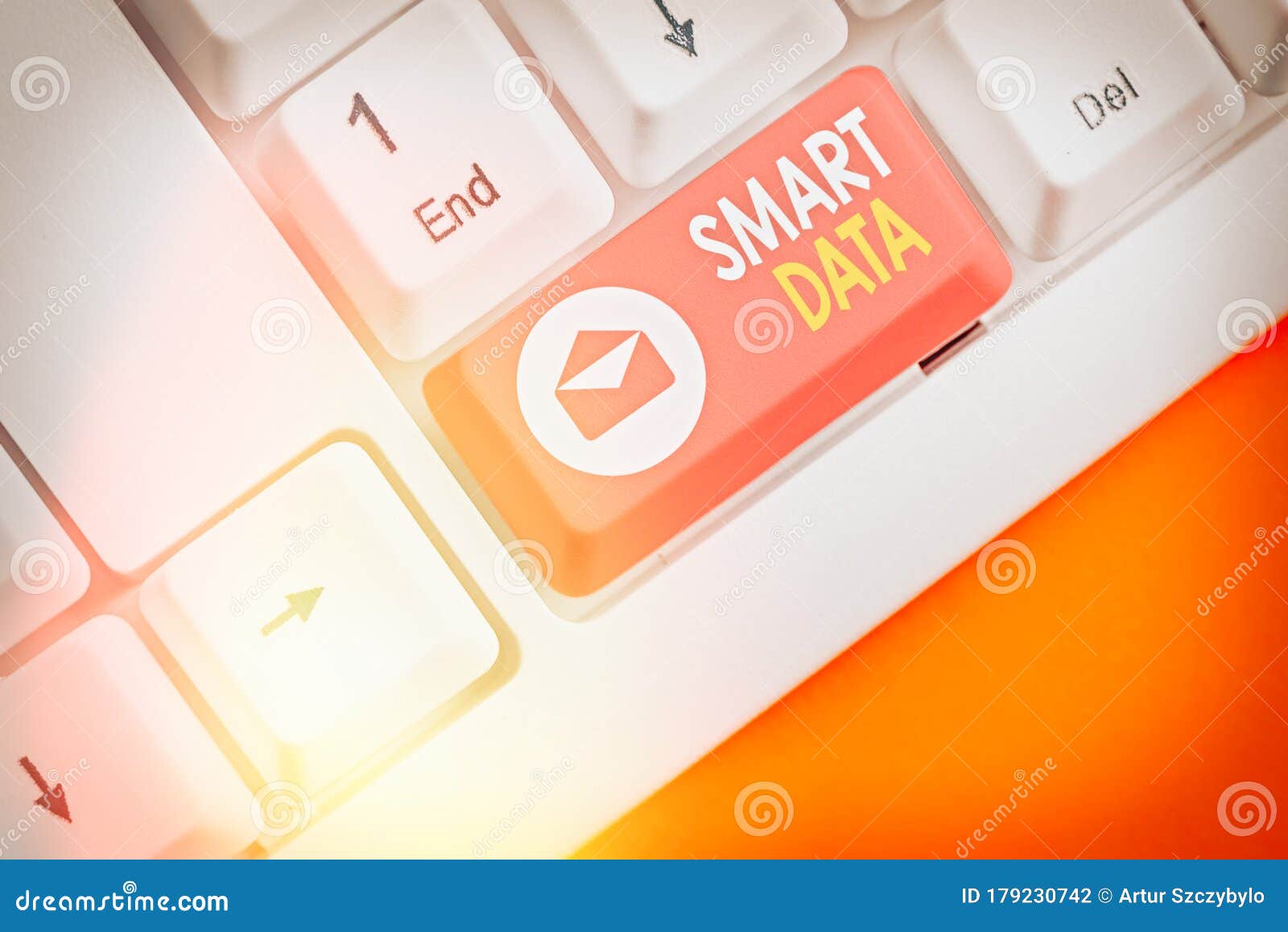 word writing text smart data. business concept for digital information that is formatted for further consolidation