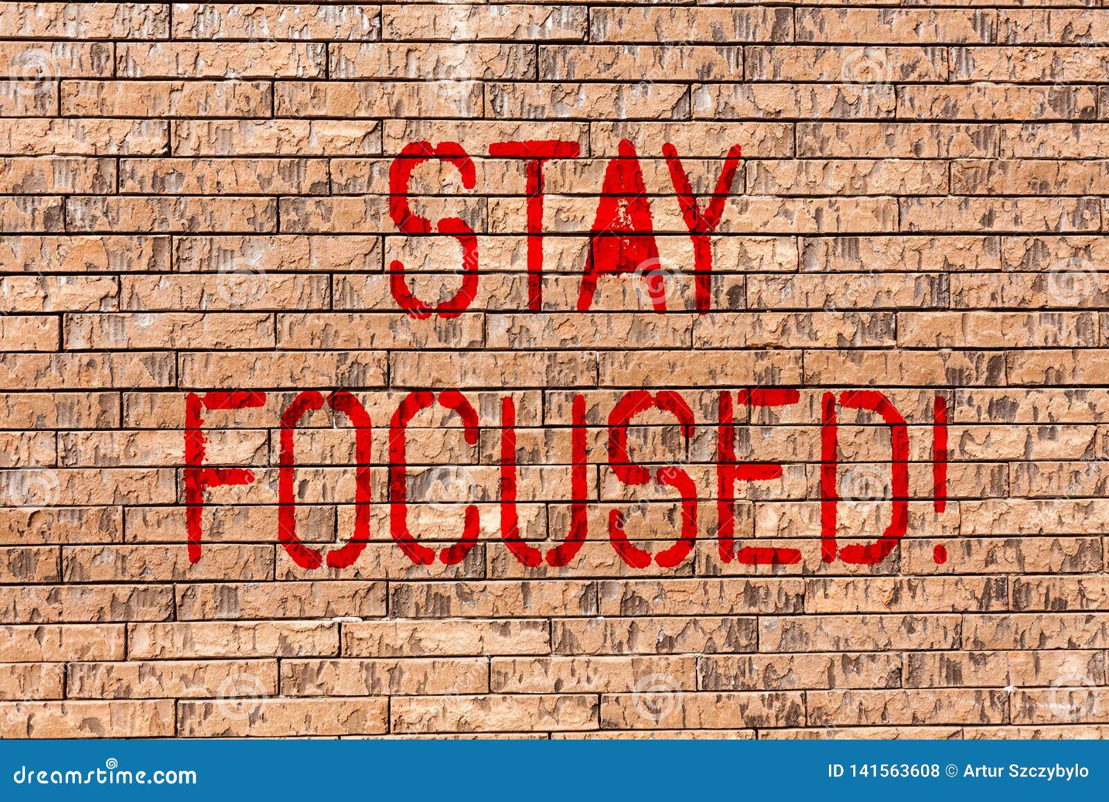 Word Writing Text Stay Focused. Business Concept For Maintain Focus