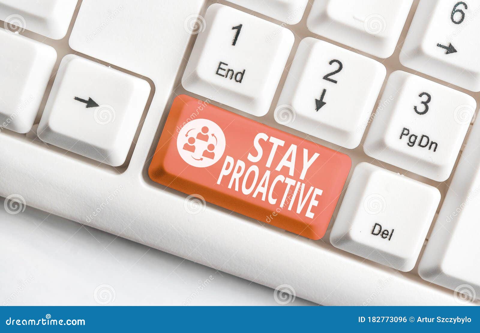 word writing text stay proactive. business concept for taking own decision to go ahead of anticipated events