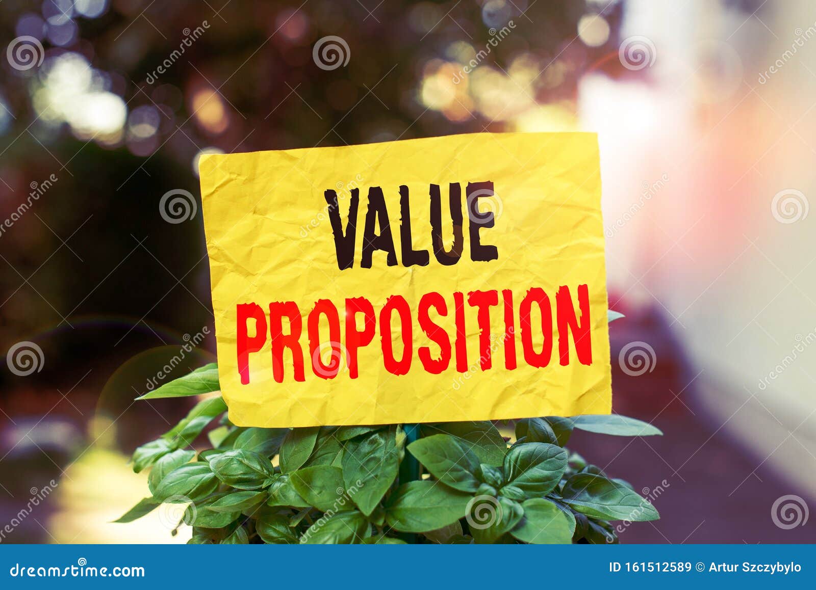 word writing text value proposition. business concept for feature intended to make a company or product attractive plain empty