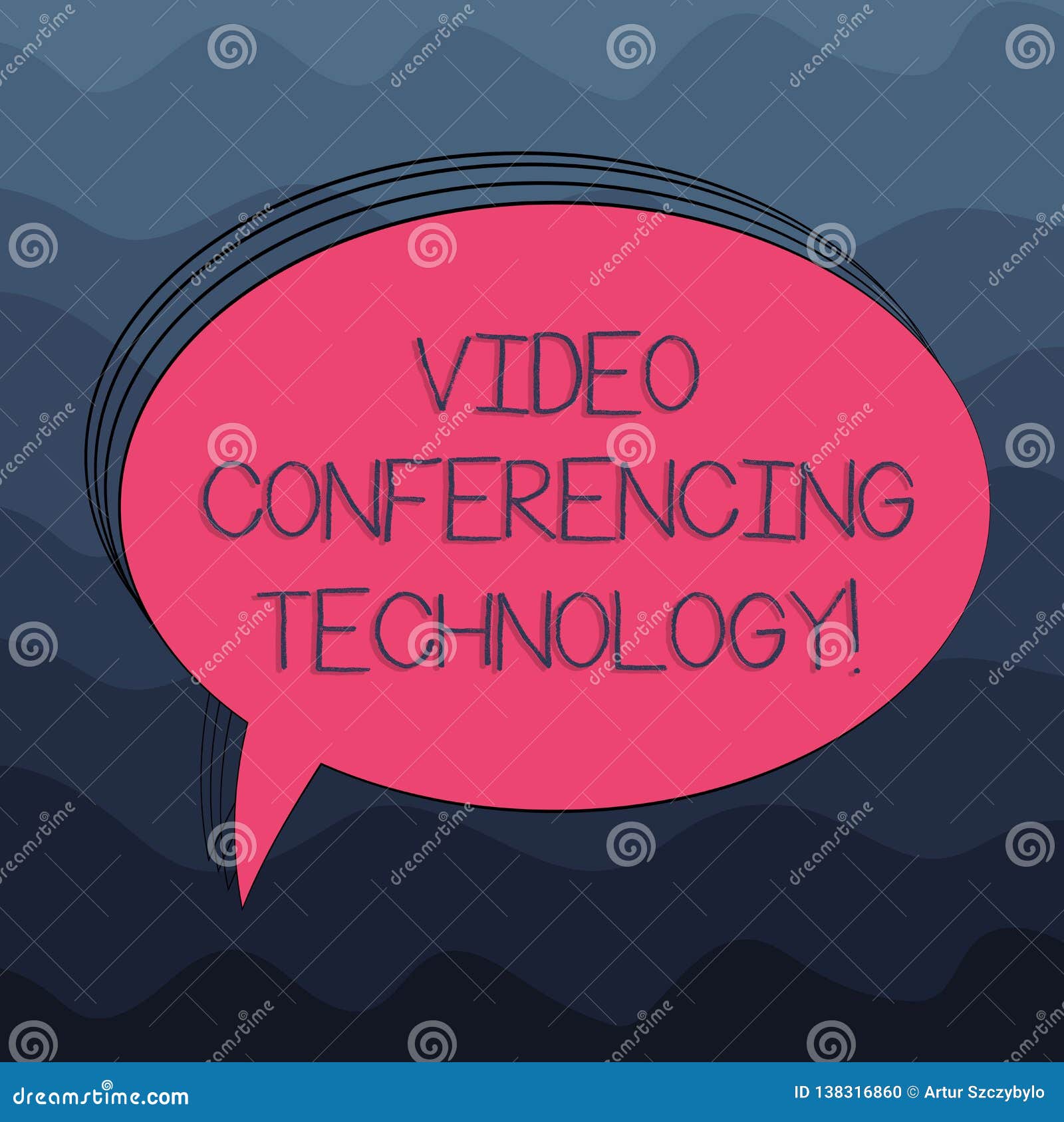word writing text video conferencing technology. business concept for people globally interacted through video data