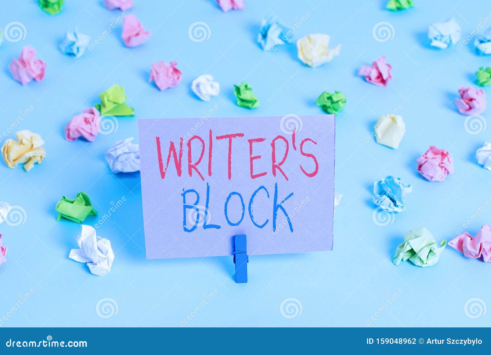 word writing text writer s block. business concept for condition of being unable to think of what to write colored