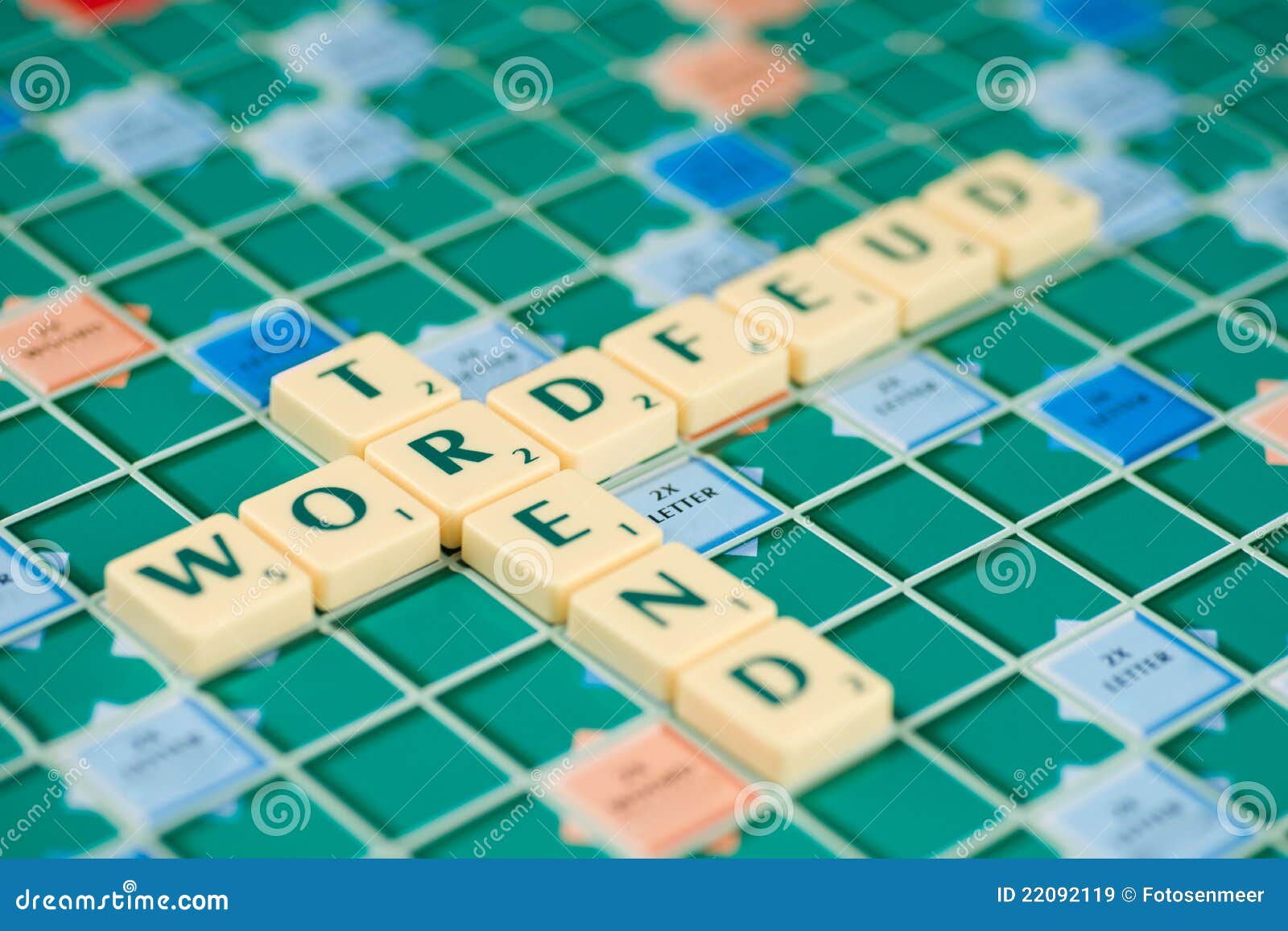 Wordfeud Est La Version De etAPP Du Scrabble Image stock éditorial