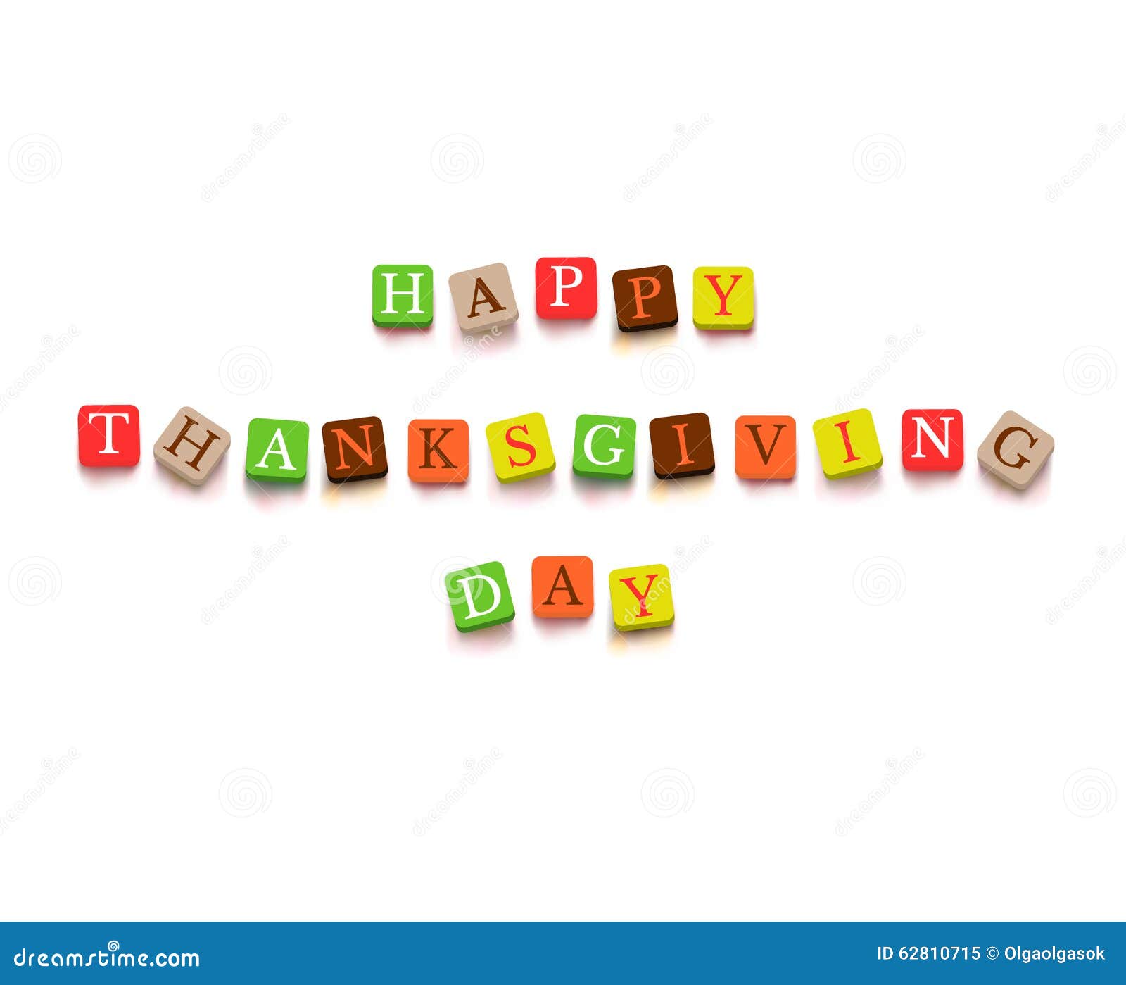 Words Happy Thanksgiving Day Stock Vector - Illustration ...