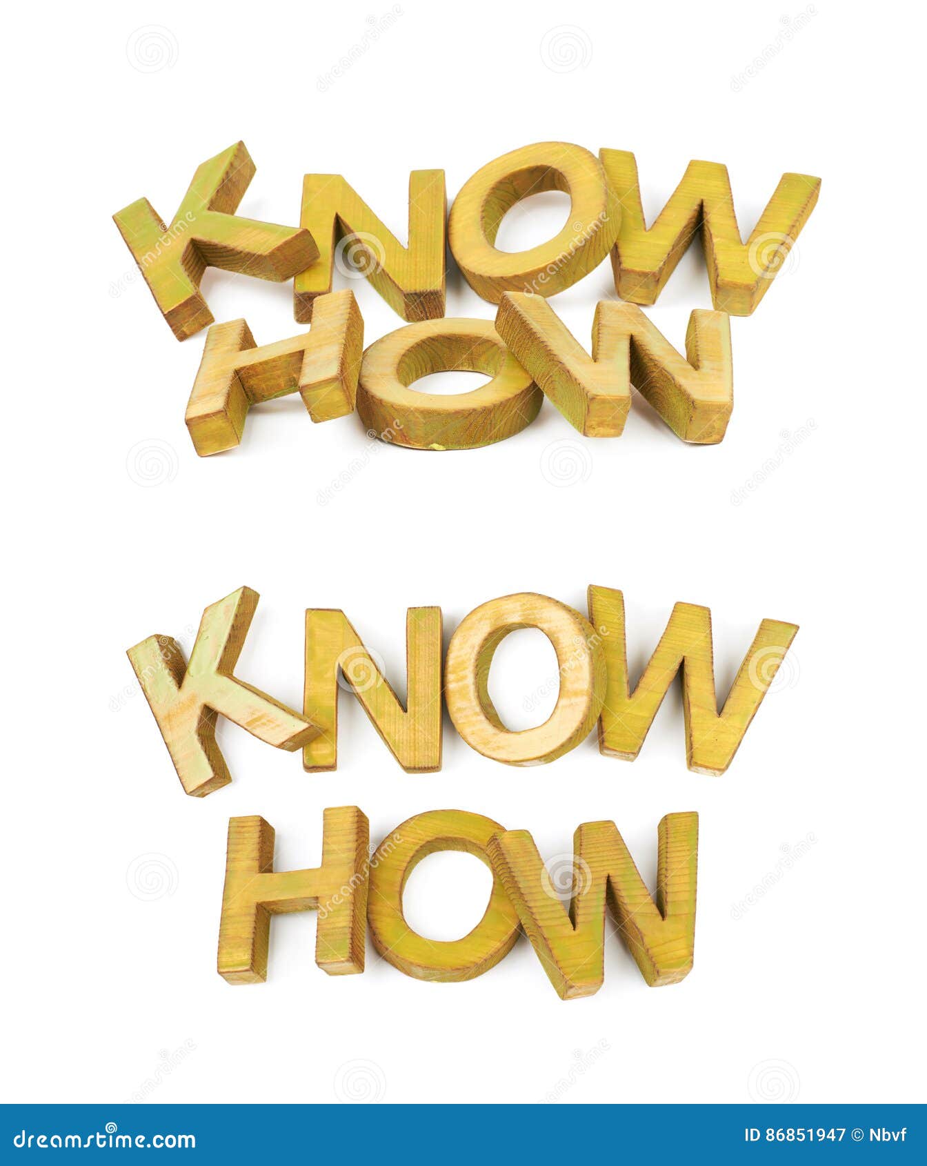 Words Made of Wooden Letters Isolated Stock Image Image of character