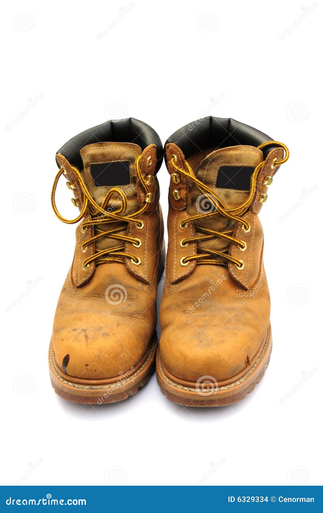 Work boots stock photo. Image of 