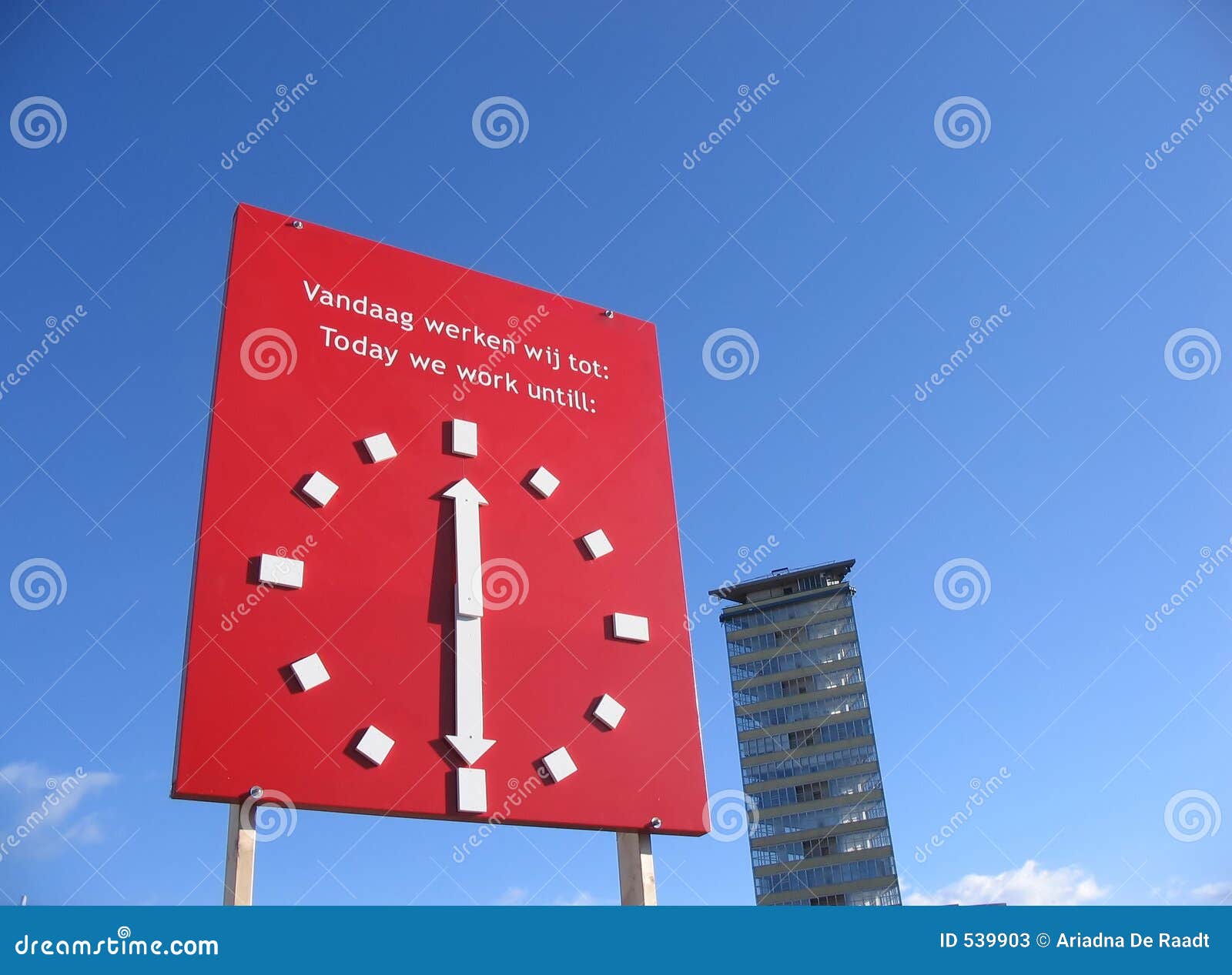 Work Clock Picture. Image 539903