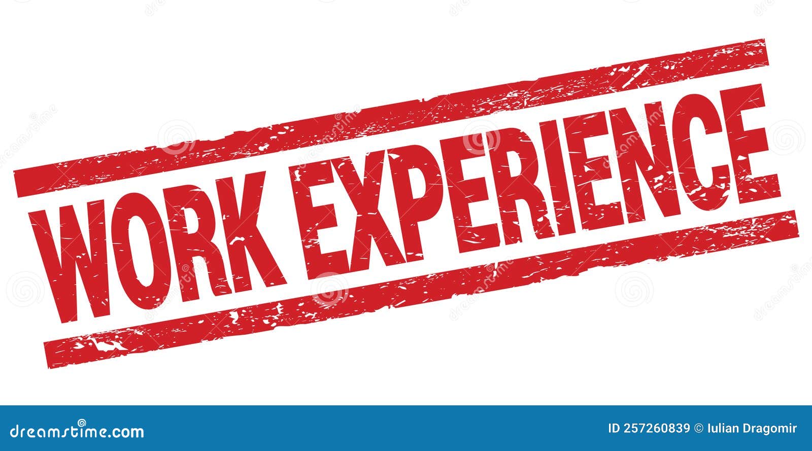 WORK EXPERIENCE Text On Red Rectangle Stamp Sign Stock Illustration about-us-global-talent-nexus
