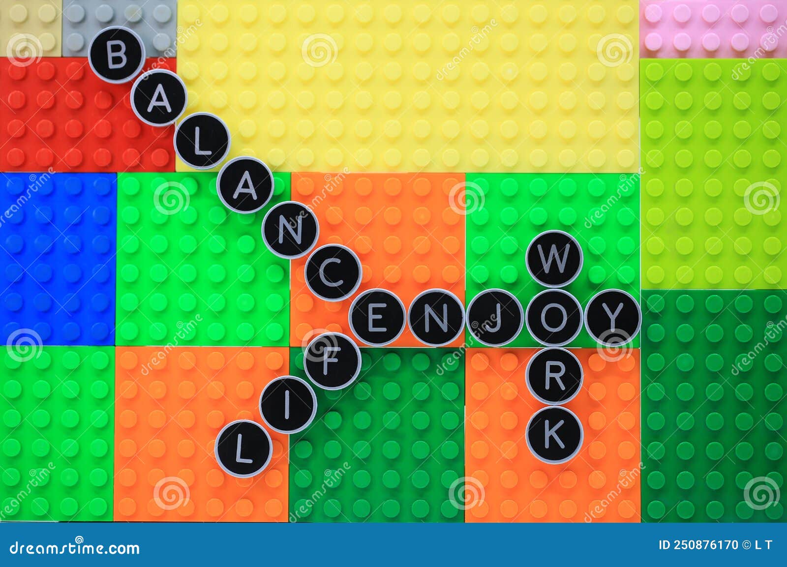 Work Life Balance on the Crossword Board Stock Photo Image of board, challenge 250876170