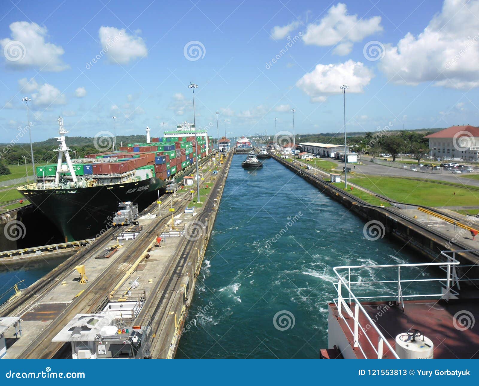 work of the panama canal editorial stock photo image of movement