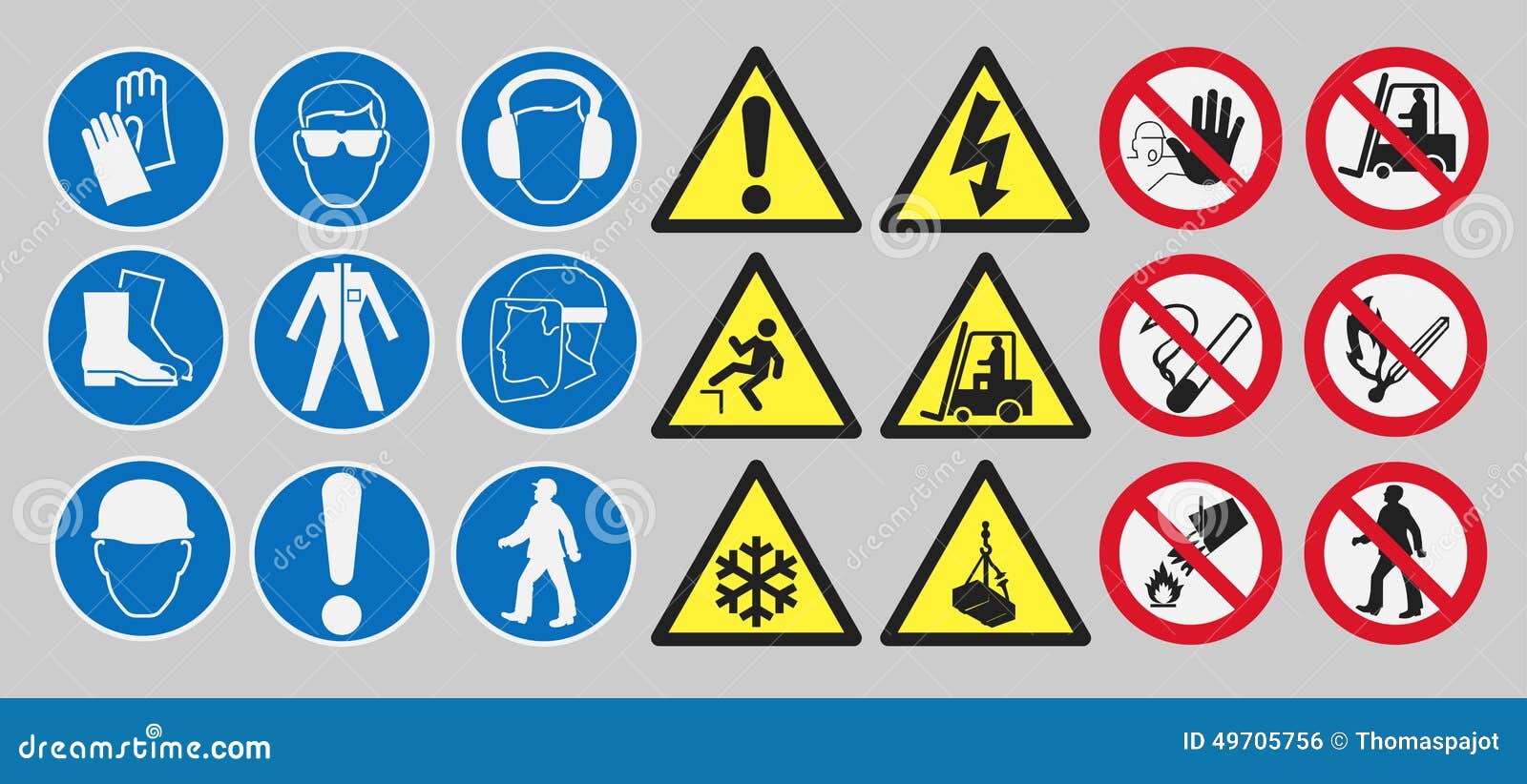 work safety signs