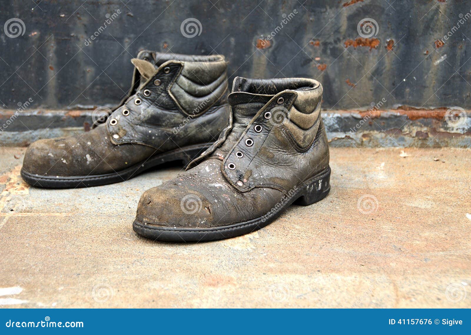 Work Shoes Stock Photo - Image: 41157676