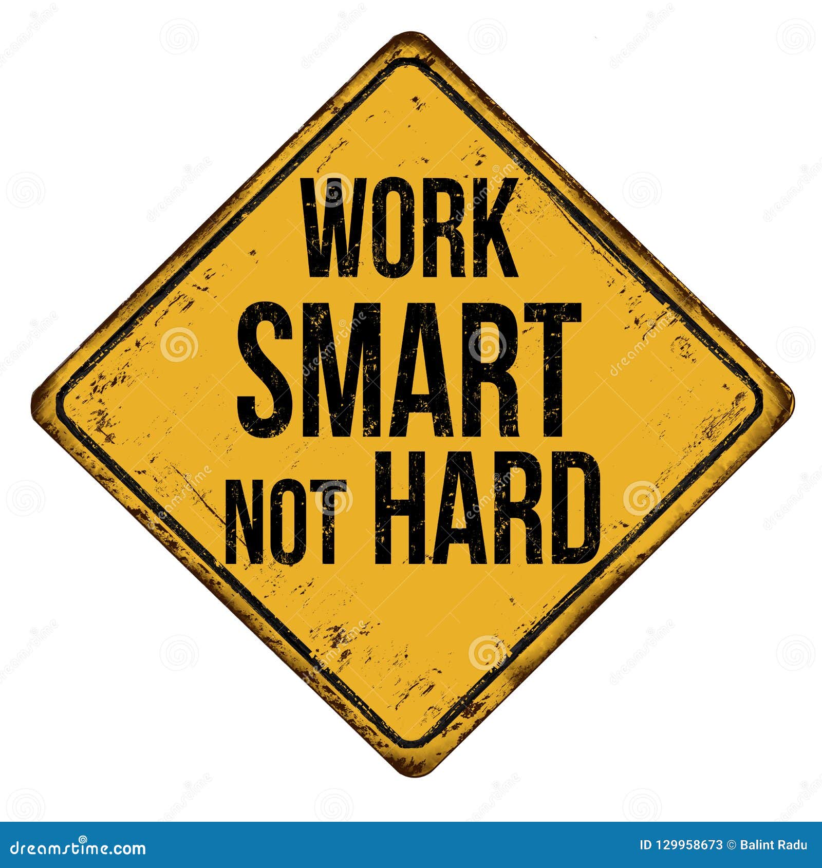 Work Smart Versus Work Hard Royalty-Free Stock Image | CartoonDealer