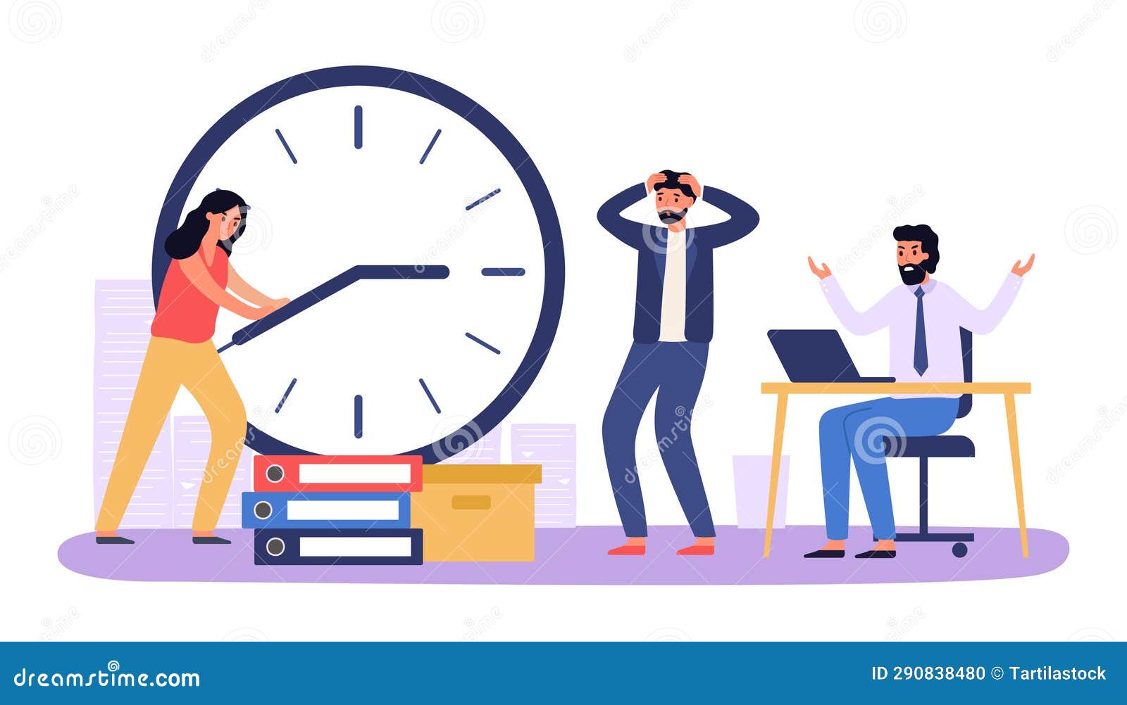 work time management, organize own shift at workpalce