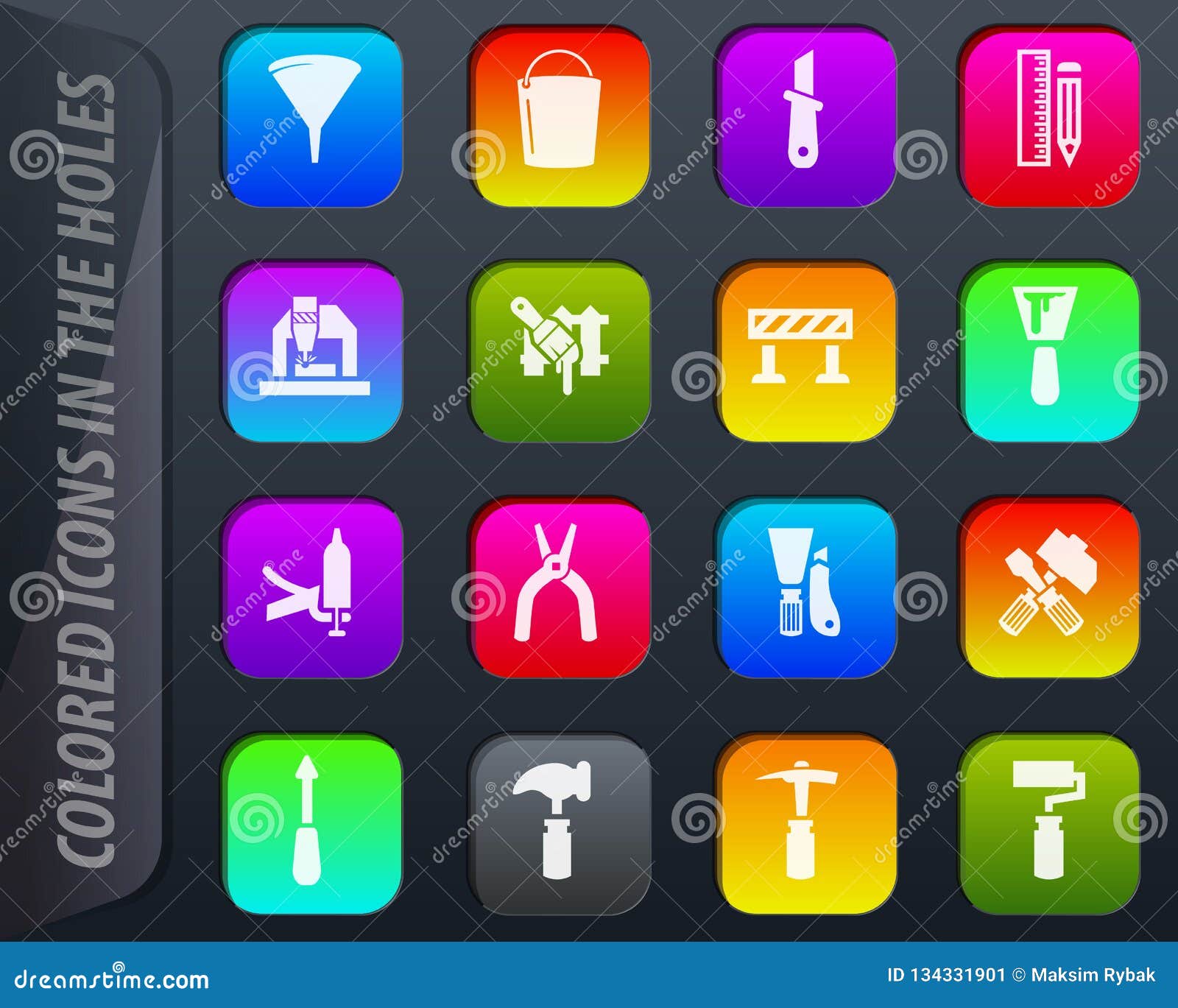 tools set icon tools set icon