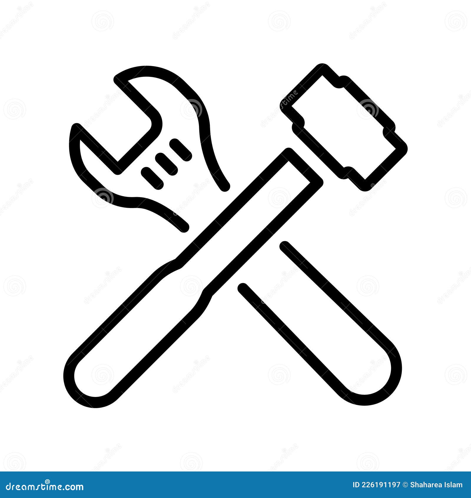 Work Tools Icon stock vector. Illustration of tools 226191197