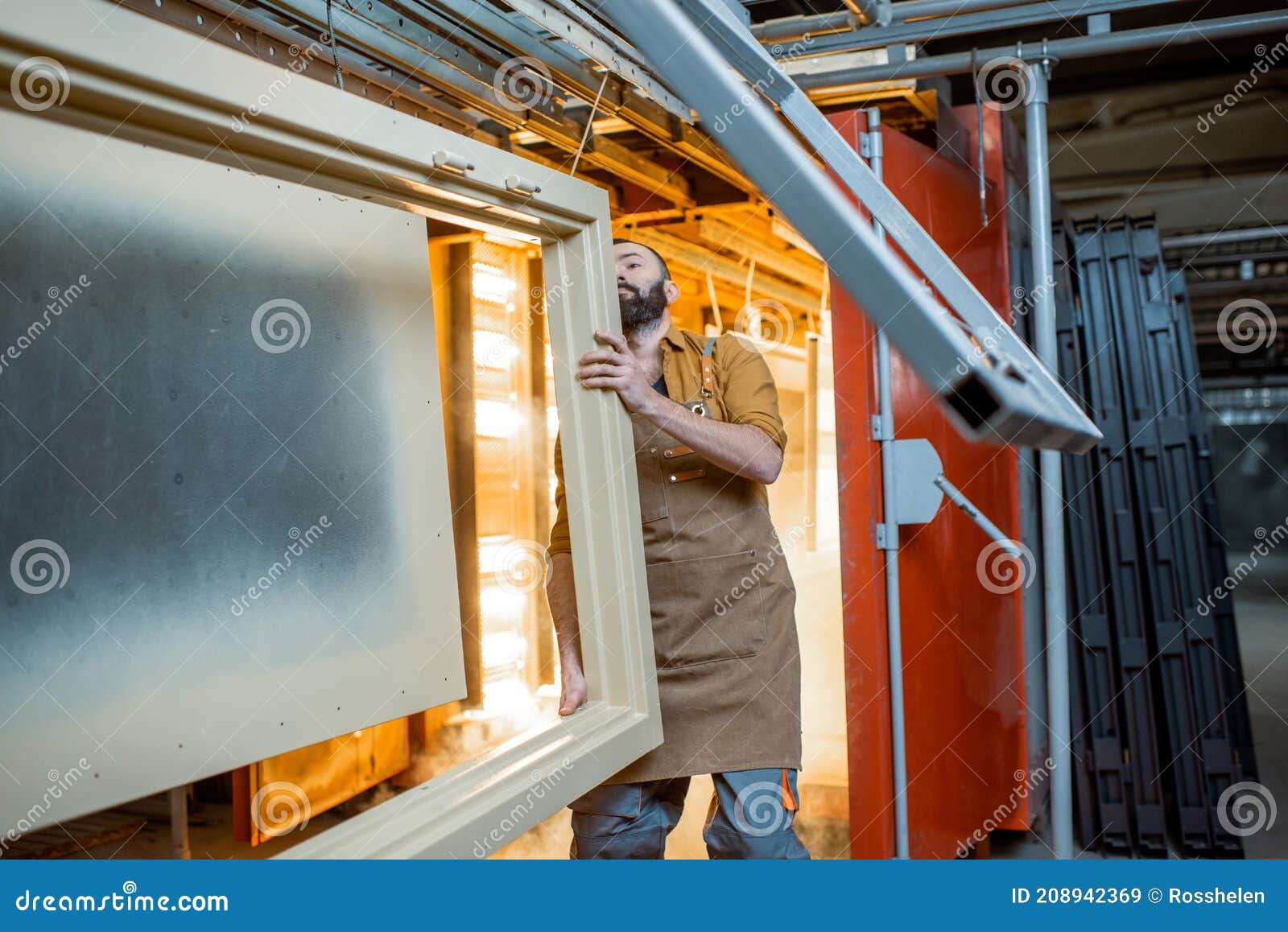 Metal Powder Coat Painting Bake Oven