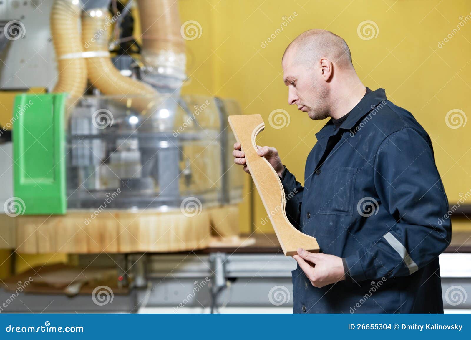 Worker at Furniture Manufacture Stock Photo Image of