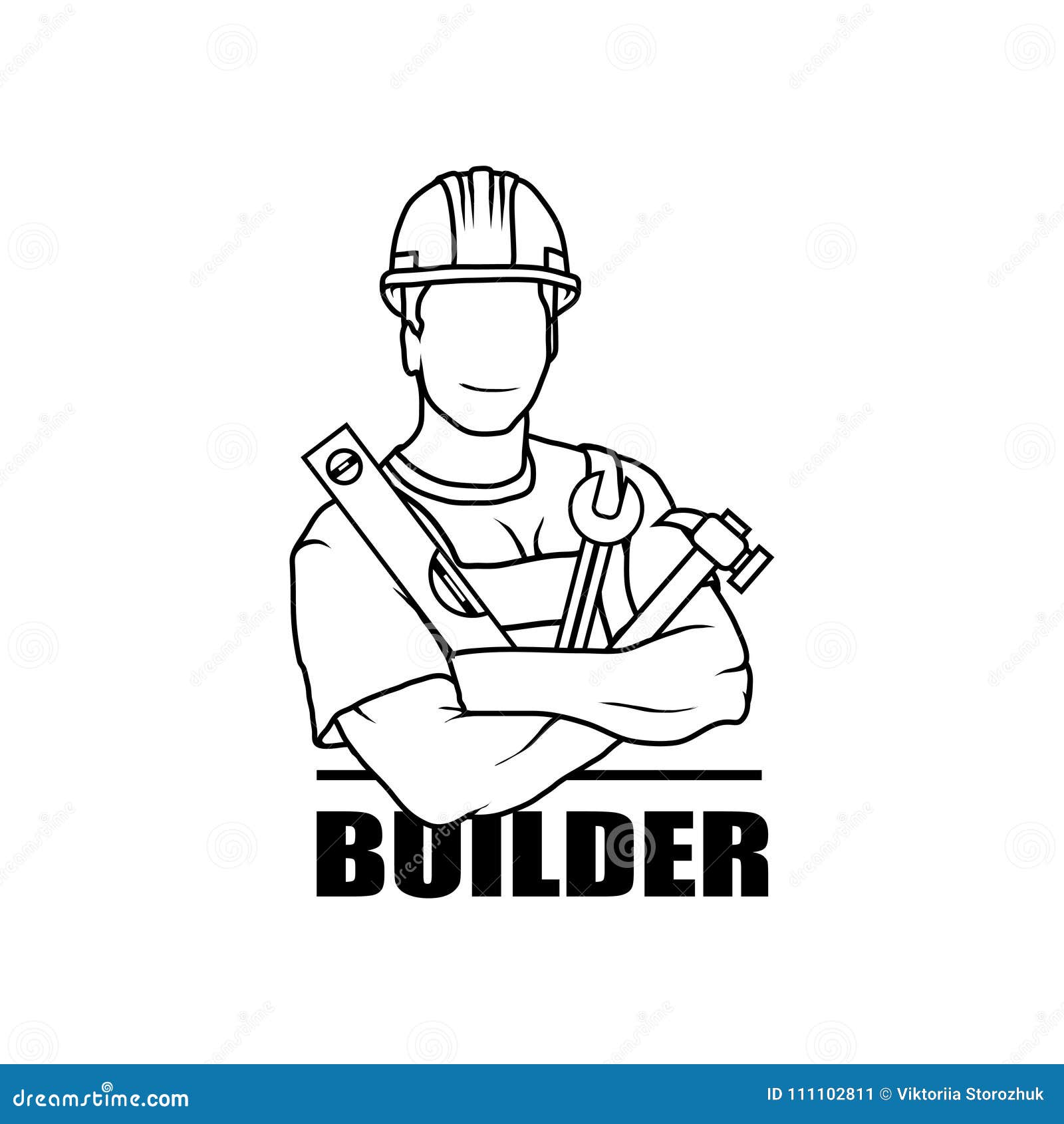 Builder man icon hi-res stock photography and images - Alamy