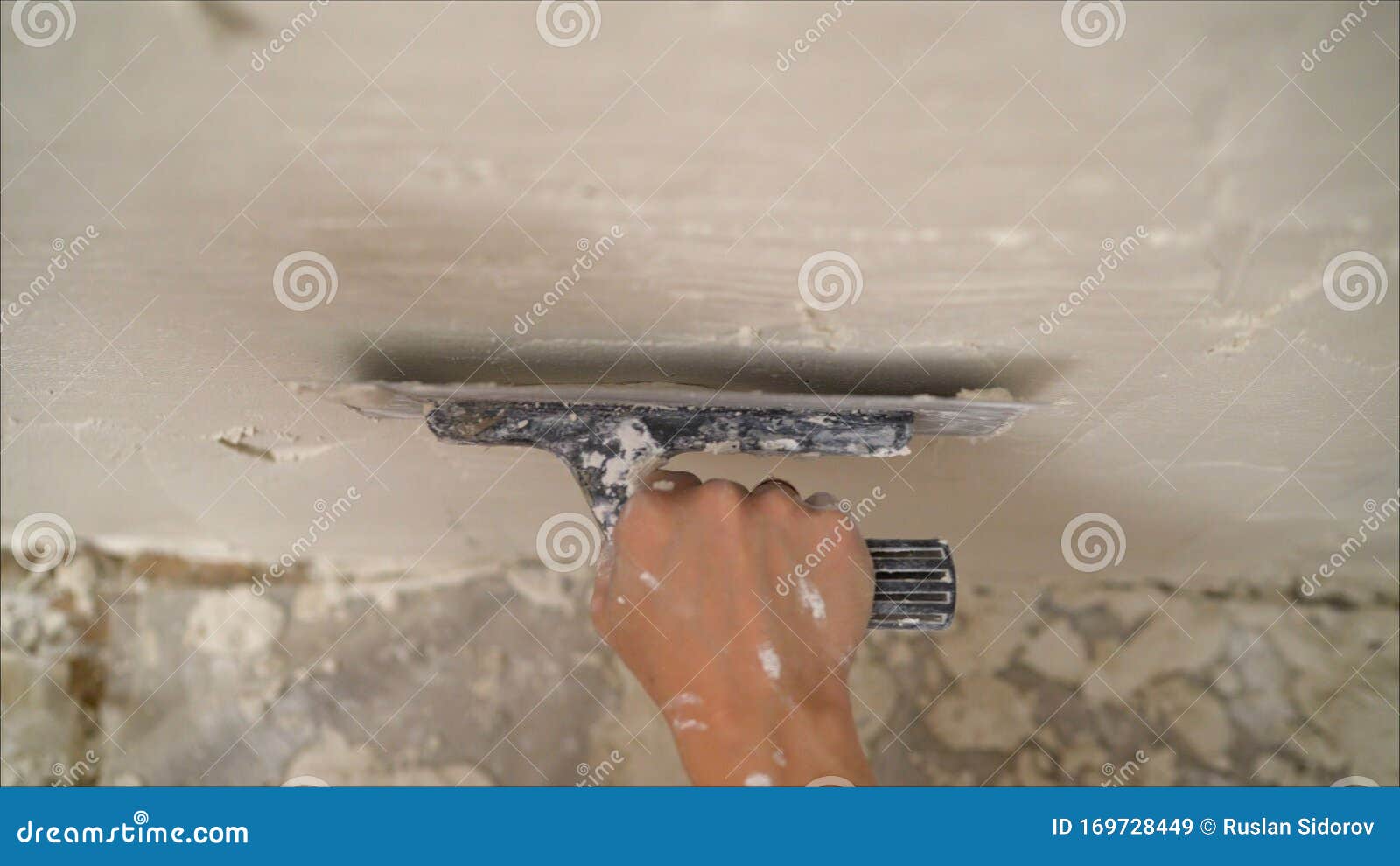 Notched Trowel Vector Concept Colored Linear Icon