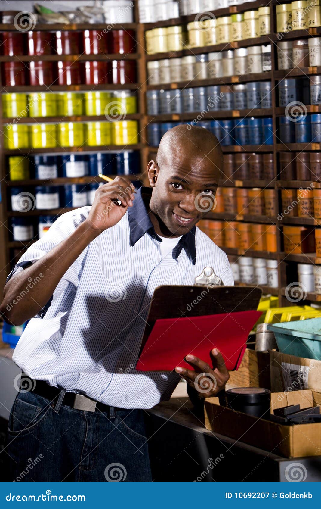 Worker in stock image. Image of small, inventory 10692207