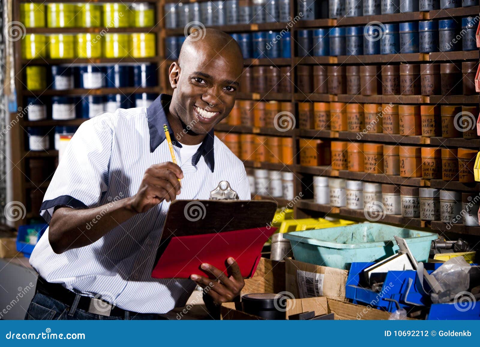 Worker in stock photo. Image of print, confident 10692212