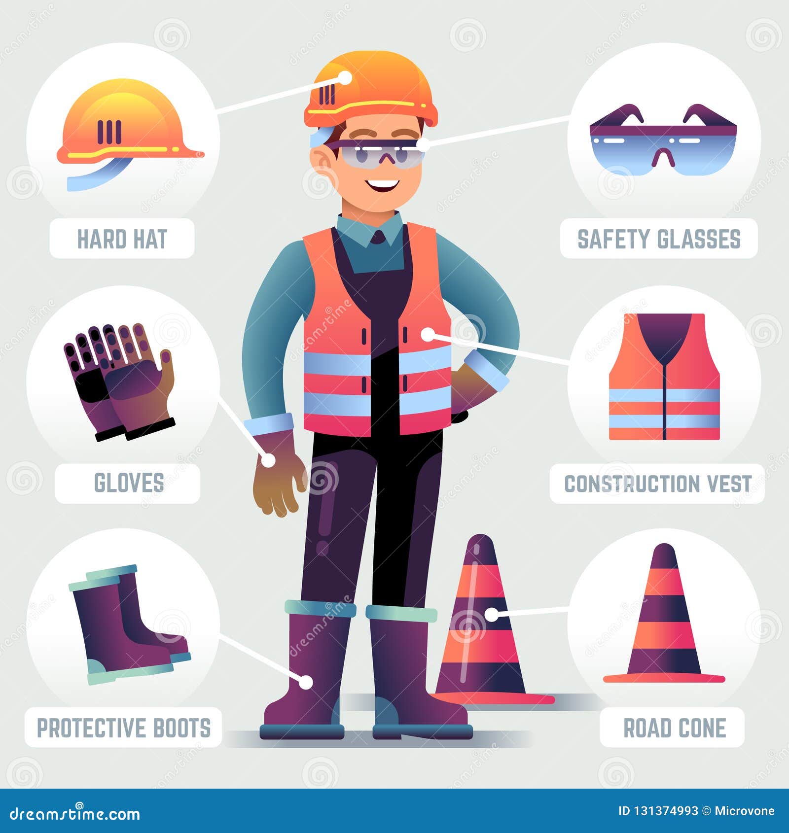 Person Safety Clothing Stock Illustrations – 8,094 Person Safety