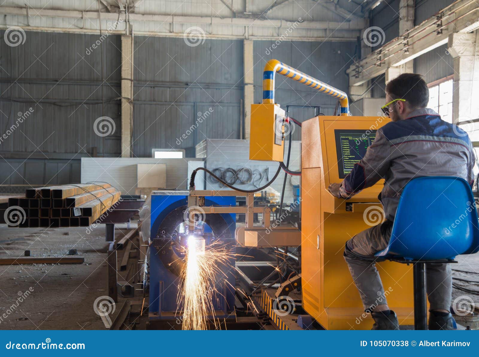 Automatic Gaswelding Machine Editorial Stock Photo Image of factory