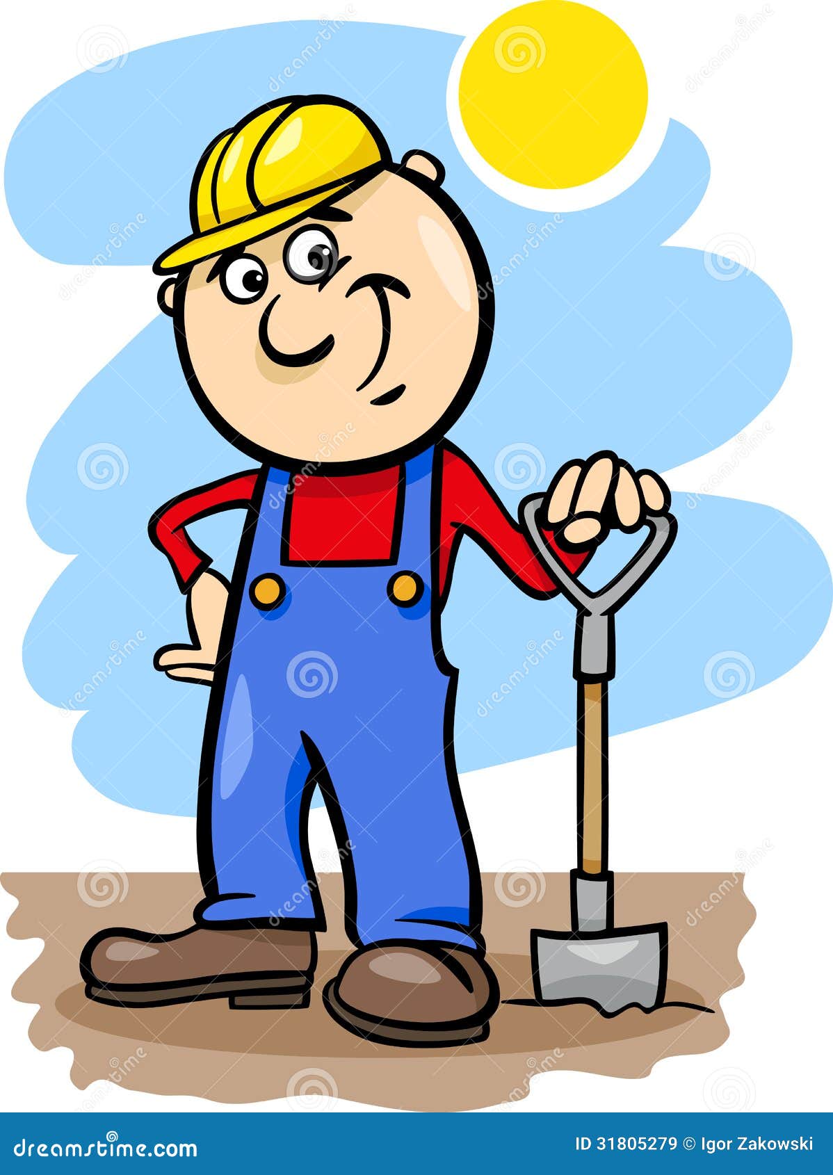 free clipart man digging - photo #40