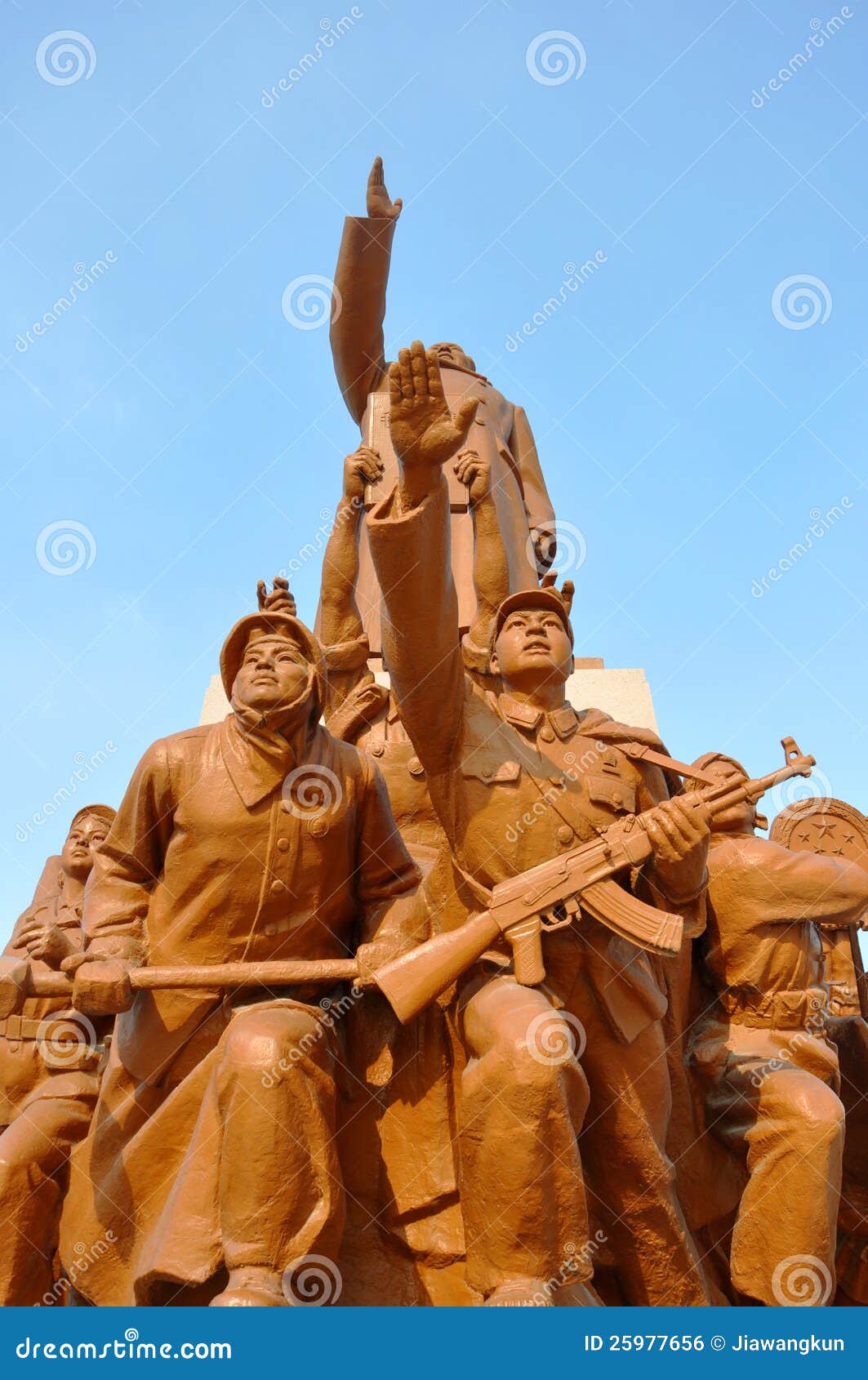 Workers and Soldiers Statues, Shenyang, China Stock Photo Image of