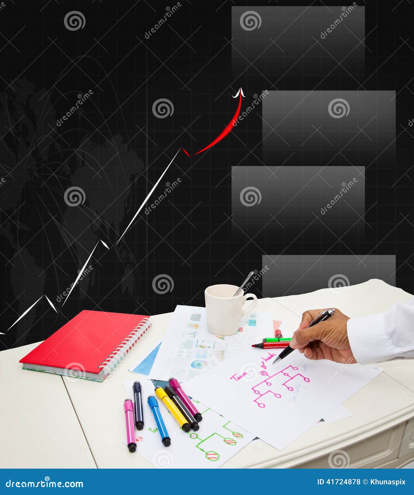 Working business table stock photo. Image of businesspeople - 41724878