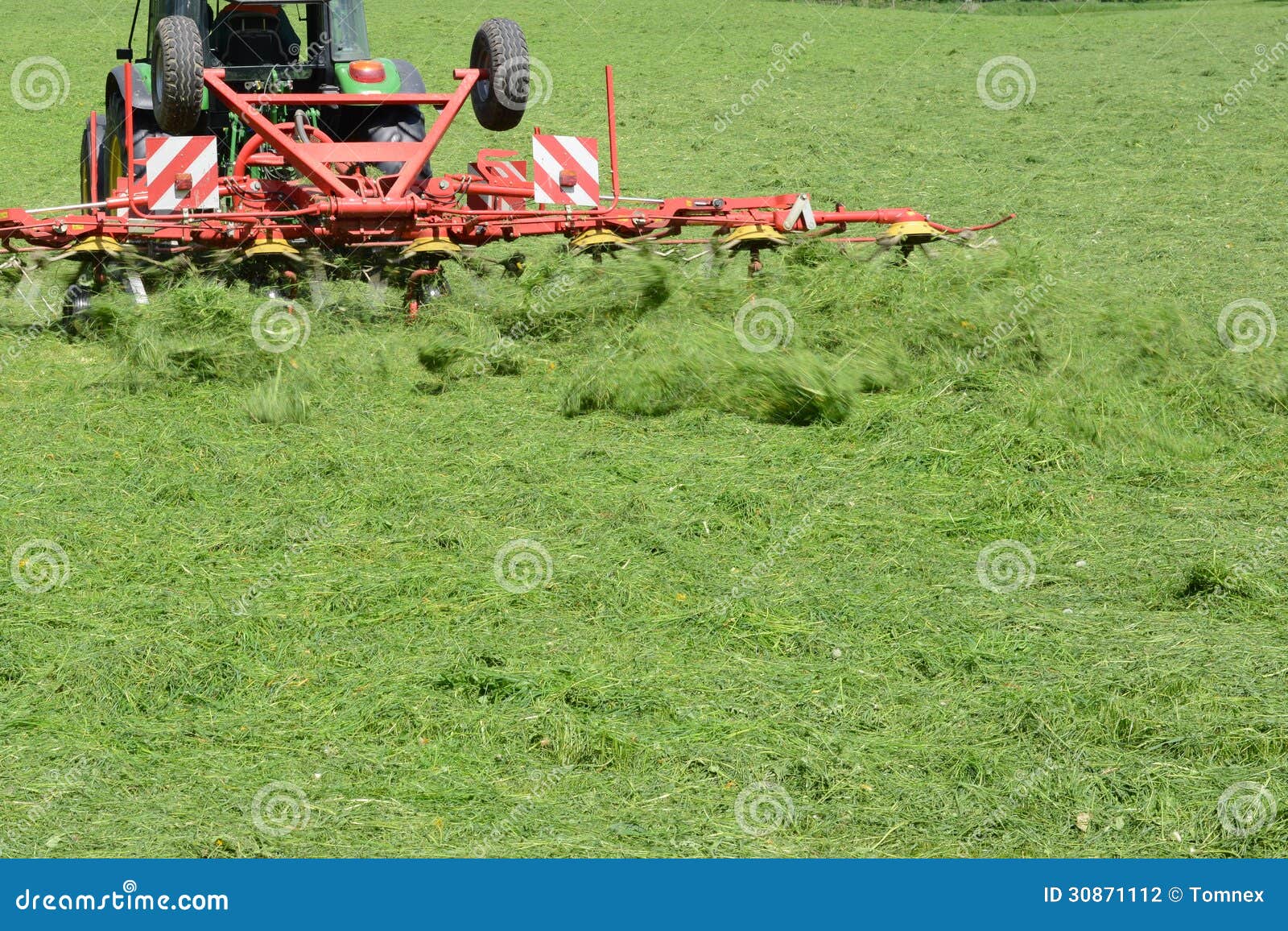 Working the field stock photo. Image of technology, tractor 30871112