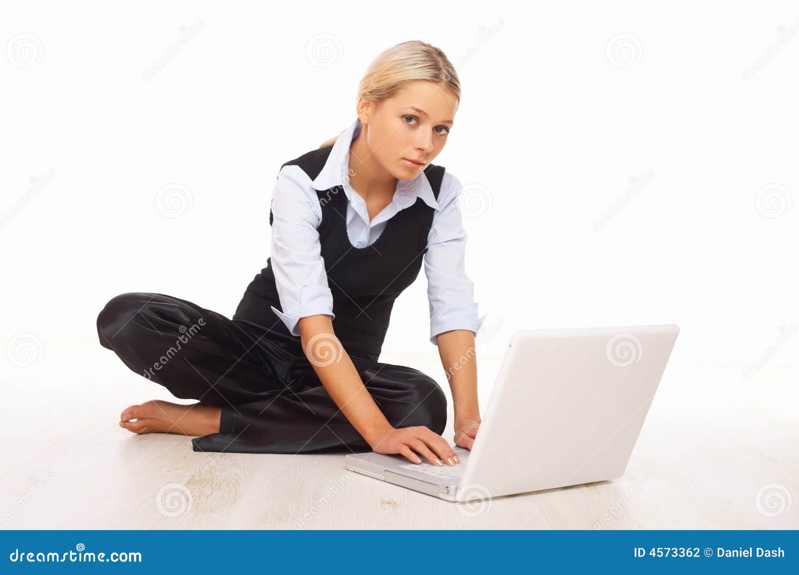 Working on the floor stock photo. Image of professional 4573362