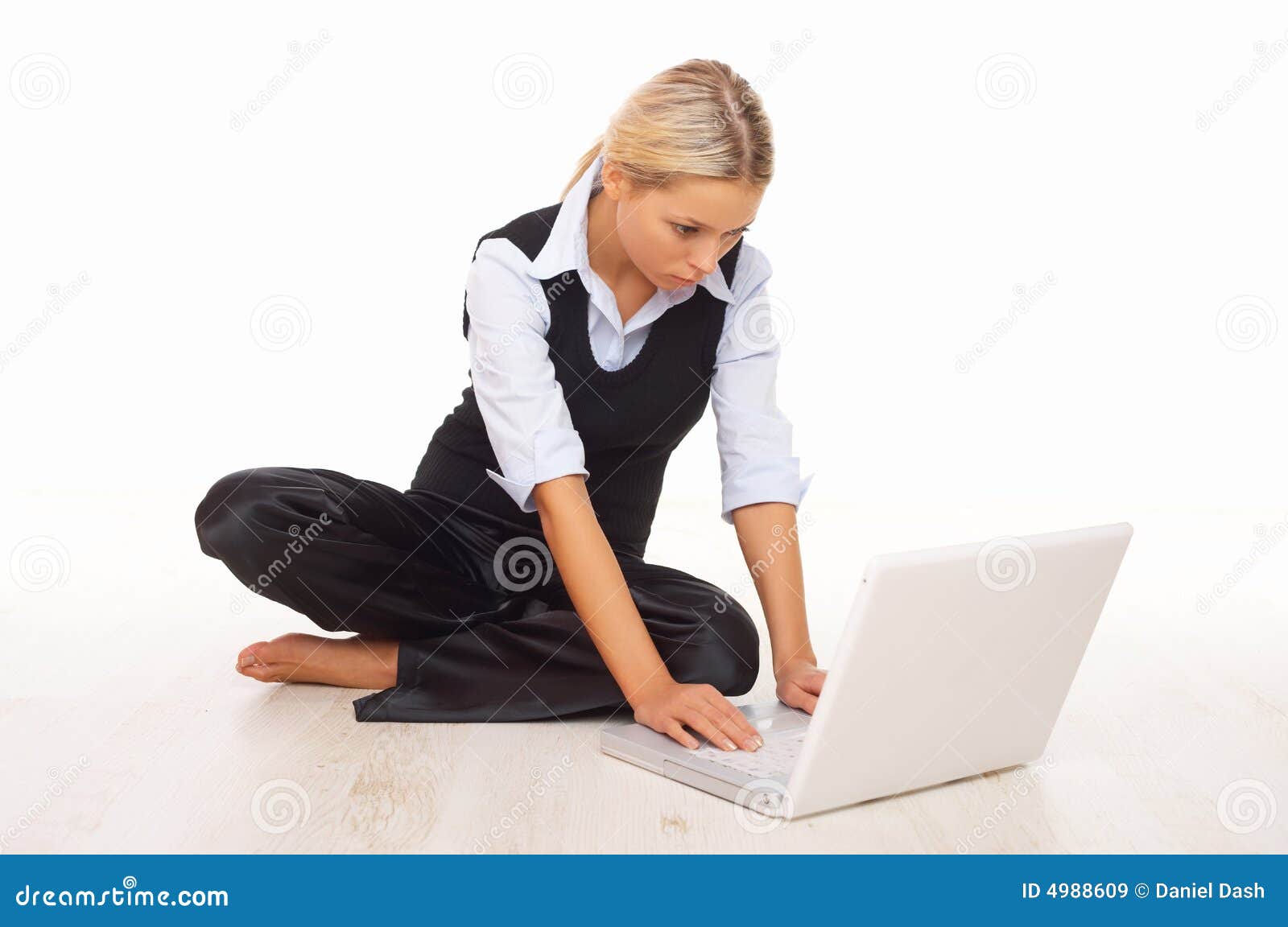Working on the floor stock image. Image of person, business 4988609