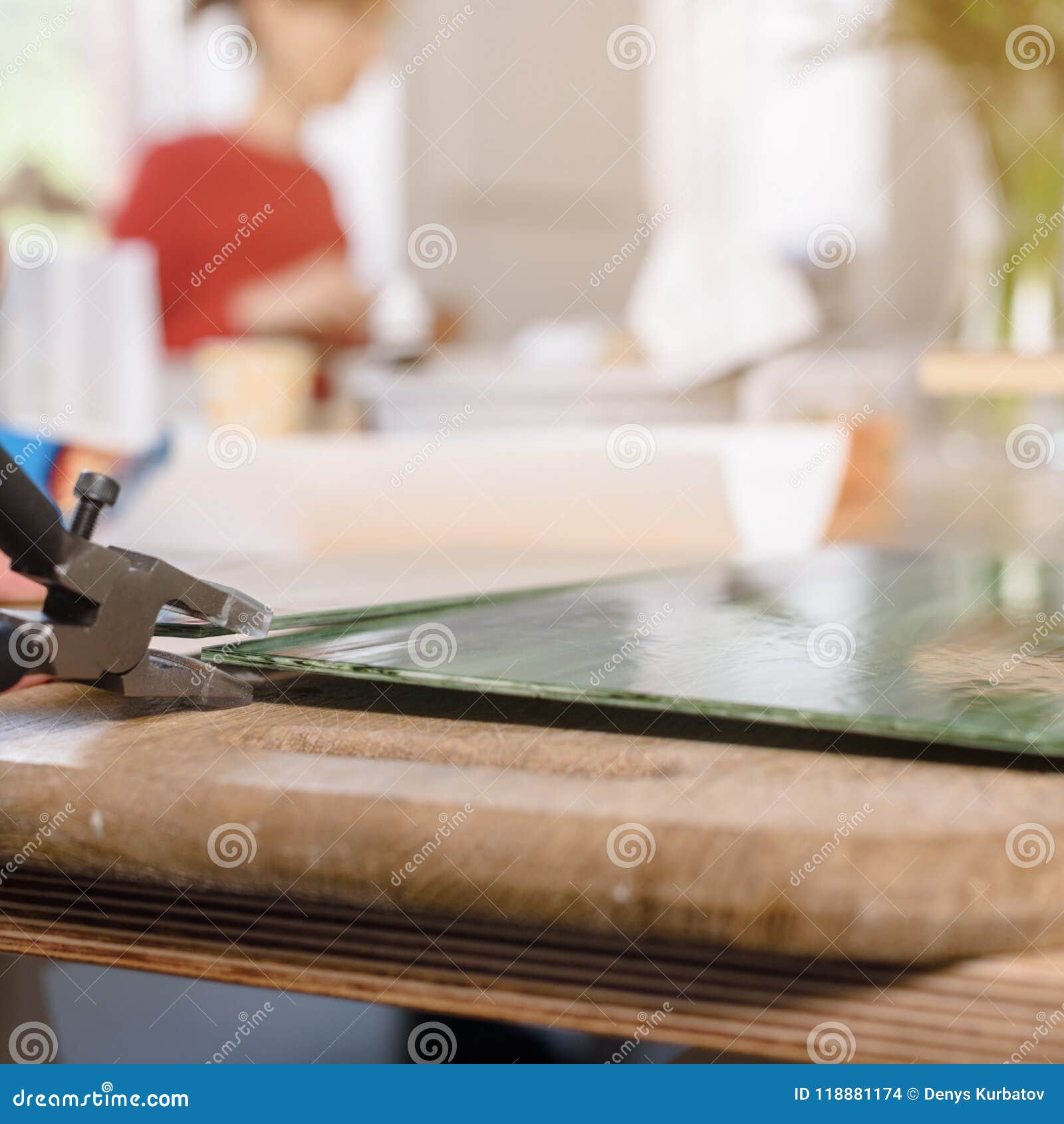 Working with Glass and Pliers Stock Photo Image of decoration