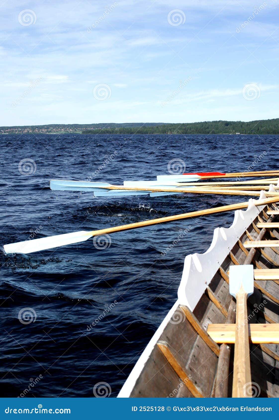 working oars