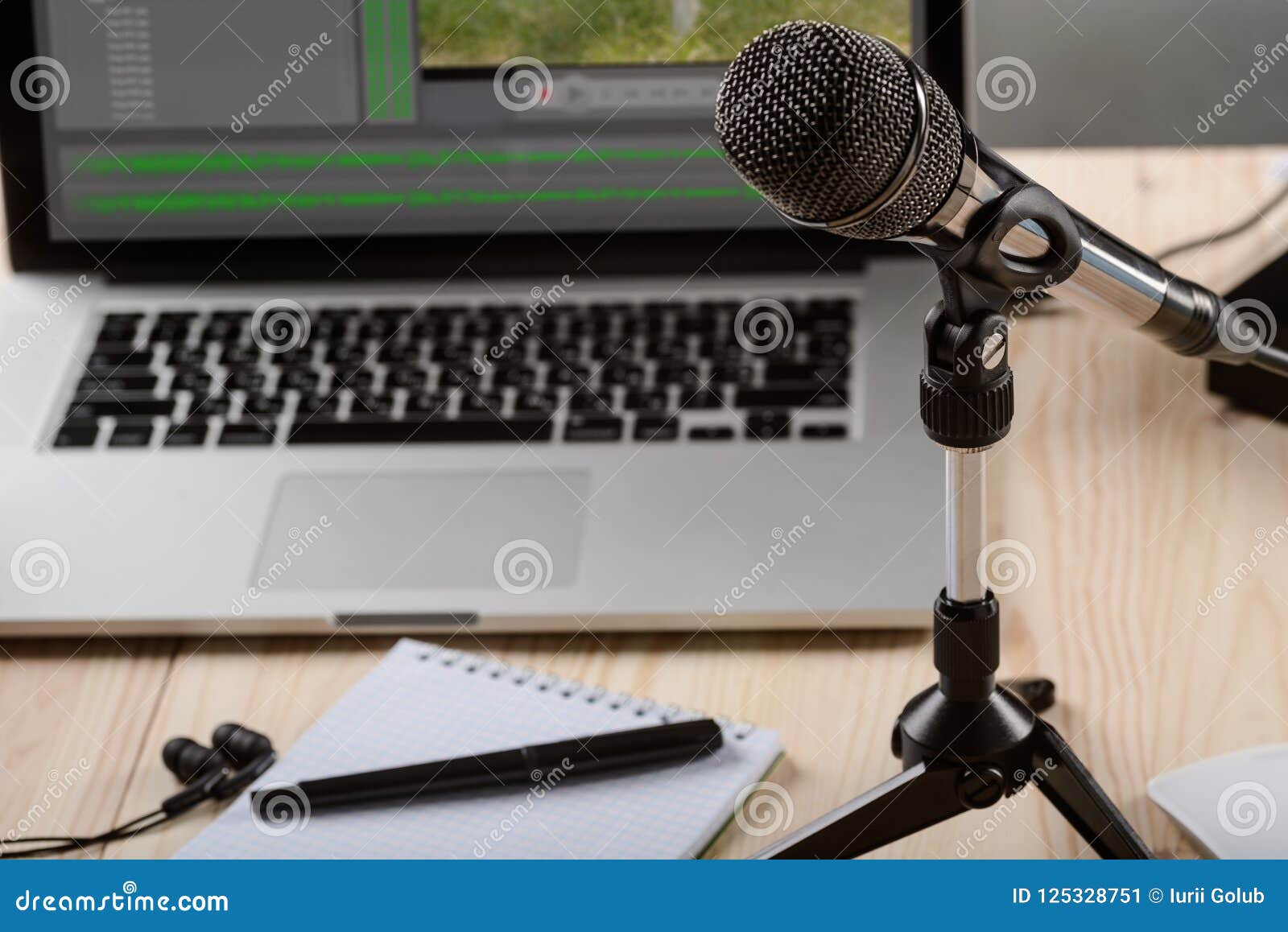 the working process of a blogger
